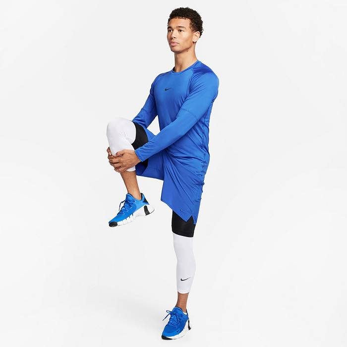 Nike Pro Mens Compression Top Long Sleeve Royal
