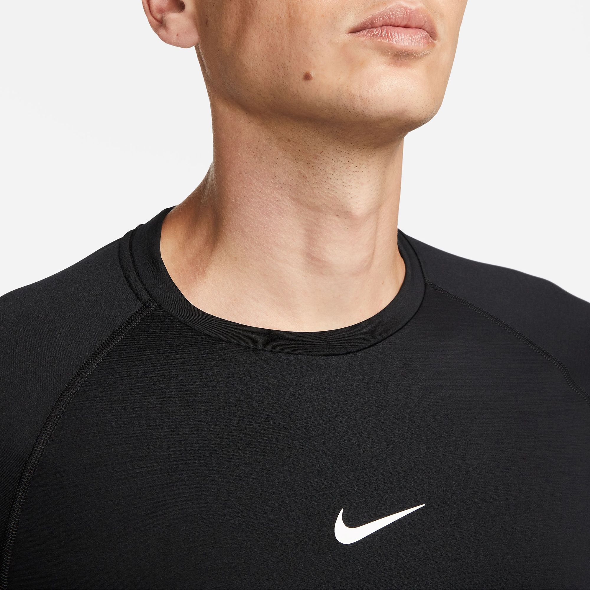 Nike pro warm men's sales top