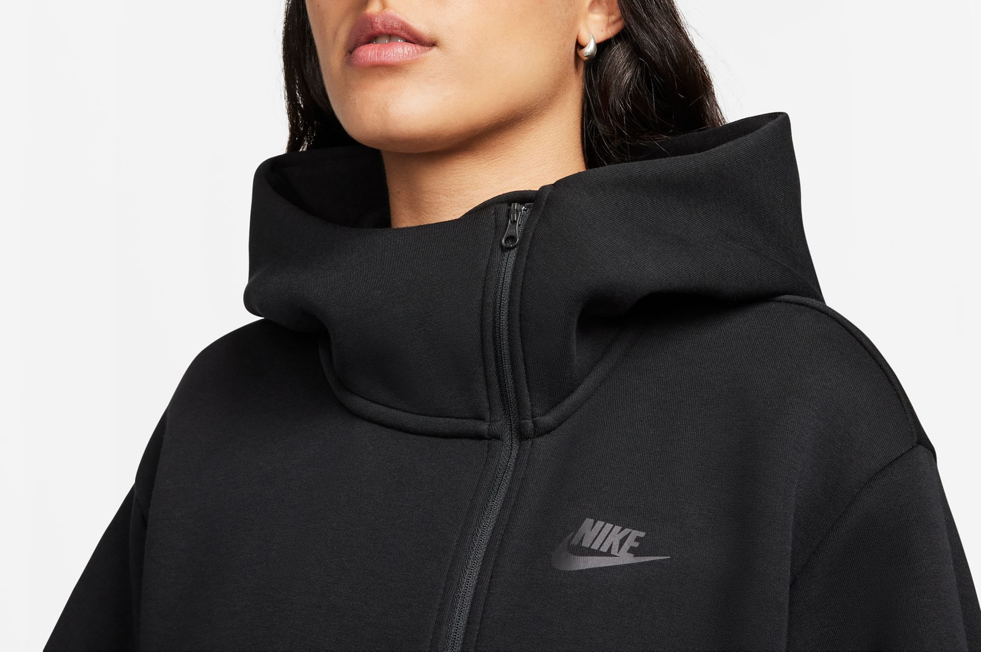 Women's Nike Sportswear Tech Fleece Oversized Cape Full-Zip Hoodie