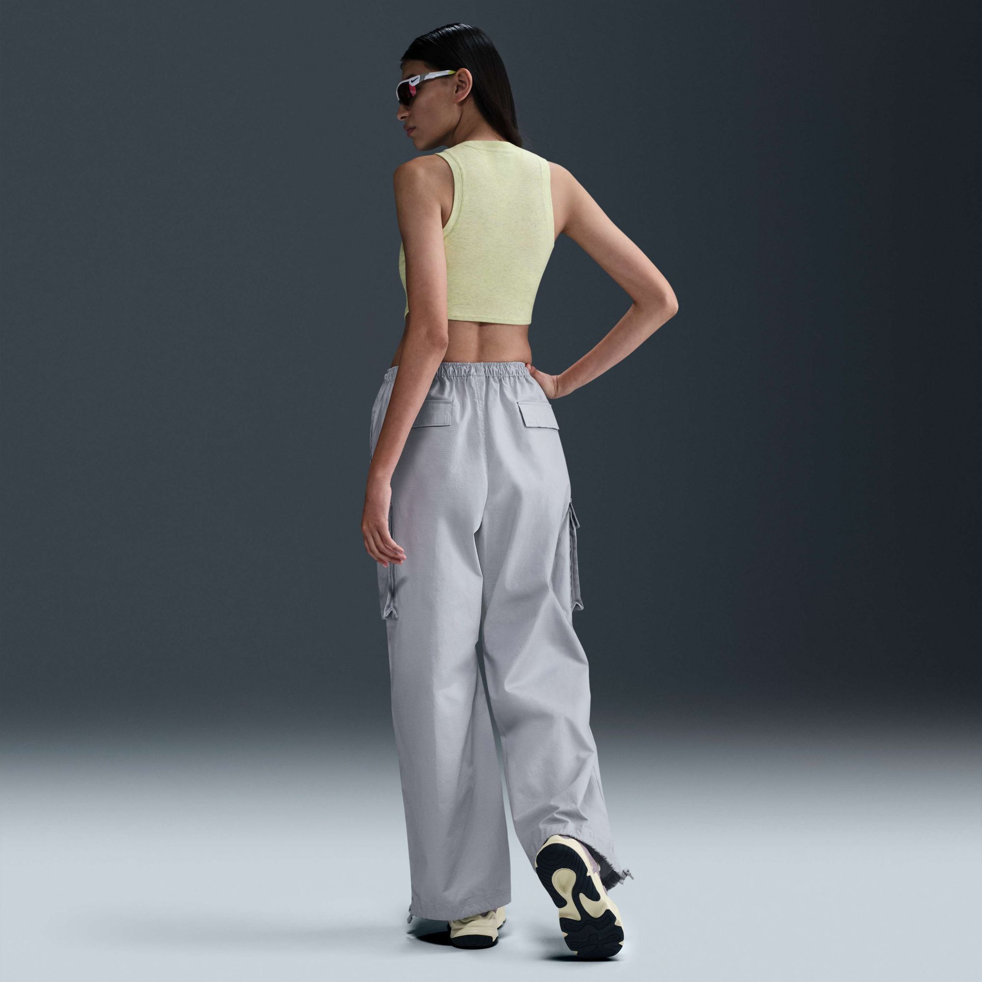 Nike Women's Sportswear Chill Knit Tight Cropped Mini-Rib Tank Top product image