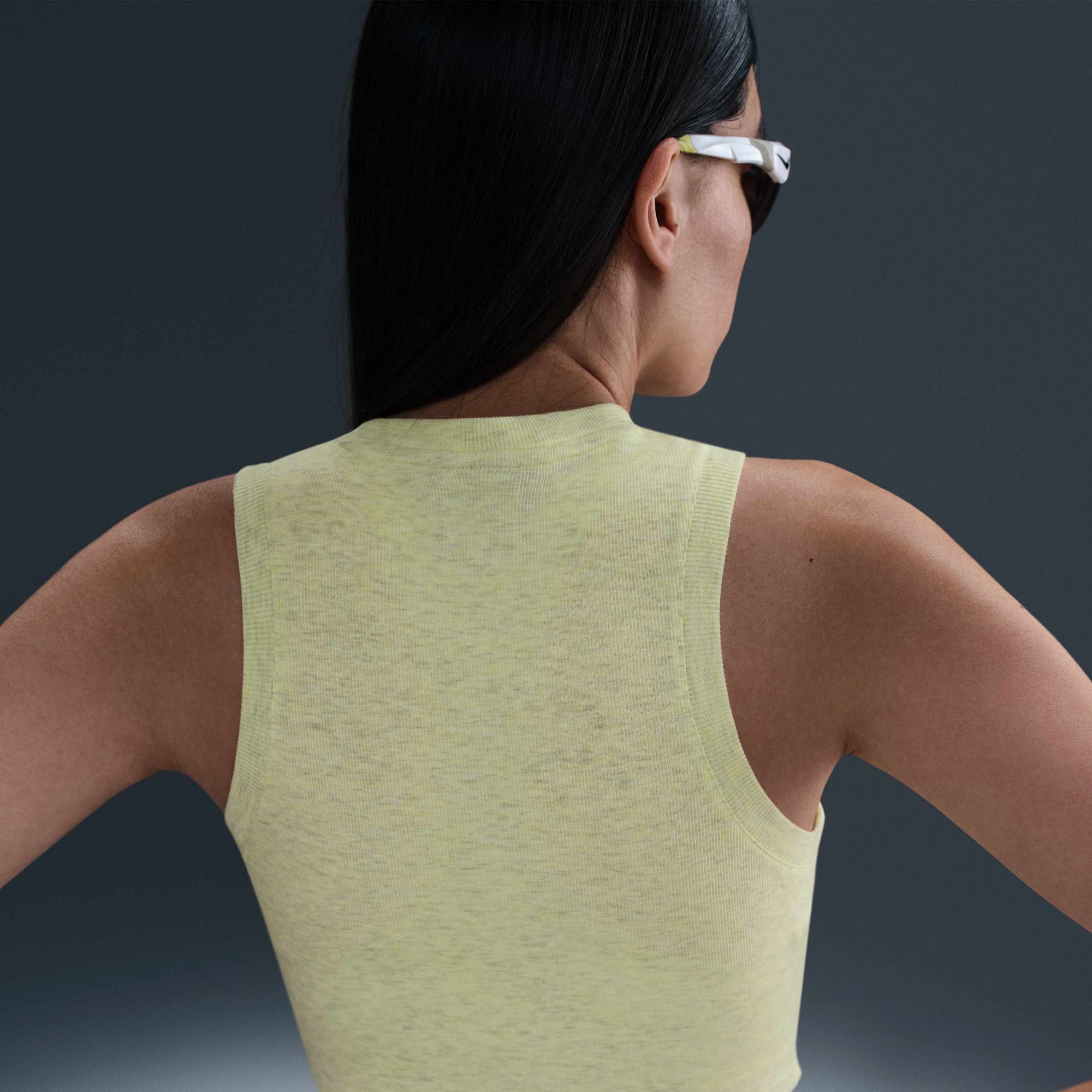 Nike Women's Sportswear Chill Knit Tight Cropped Mini-Rib Tank Top product image