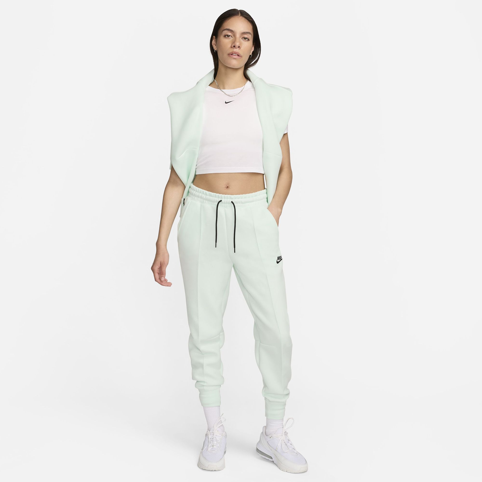 Nike Women's Sportswear Tech Fleece Mid-Rise Joggers Dick's