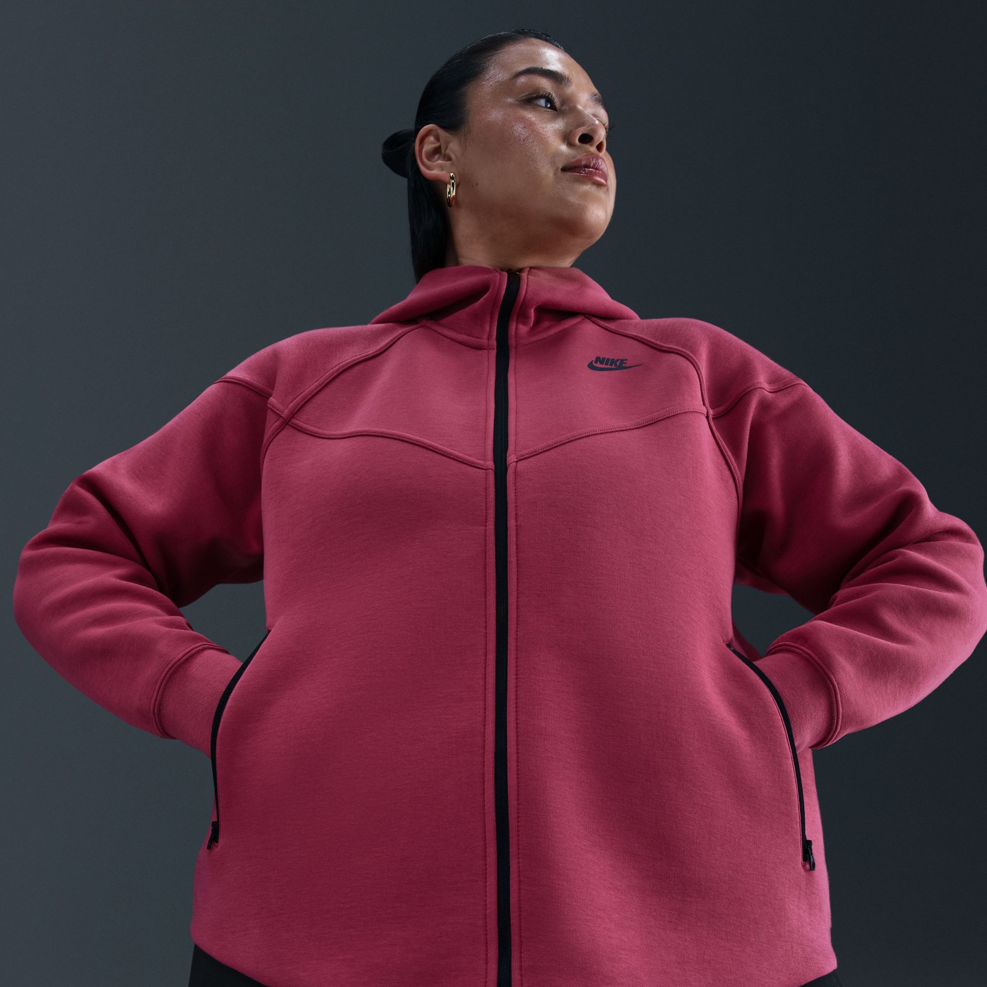 Nike Women's Sportswear Tech Fleece Windrunner Full-Zip Hoodie (Plus Size) product image