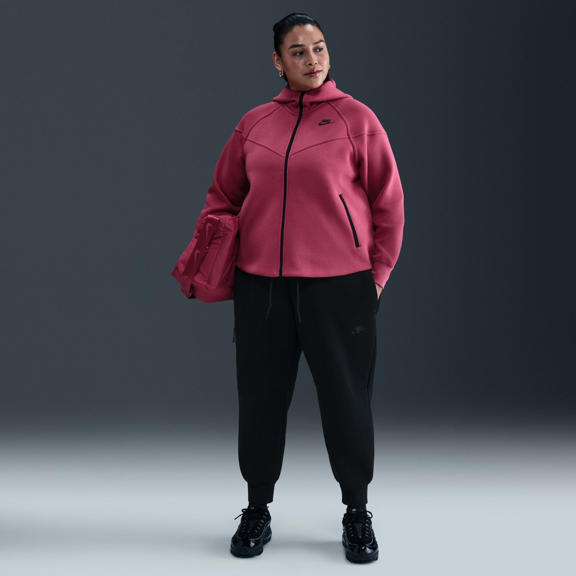 Nike Women's Sportswear Tech Fleece Windrunner Full-Zip Hoodie (Plus Size) product image