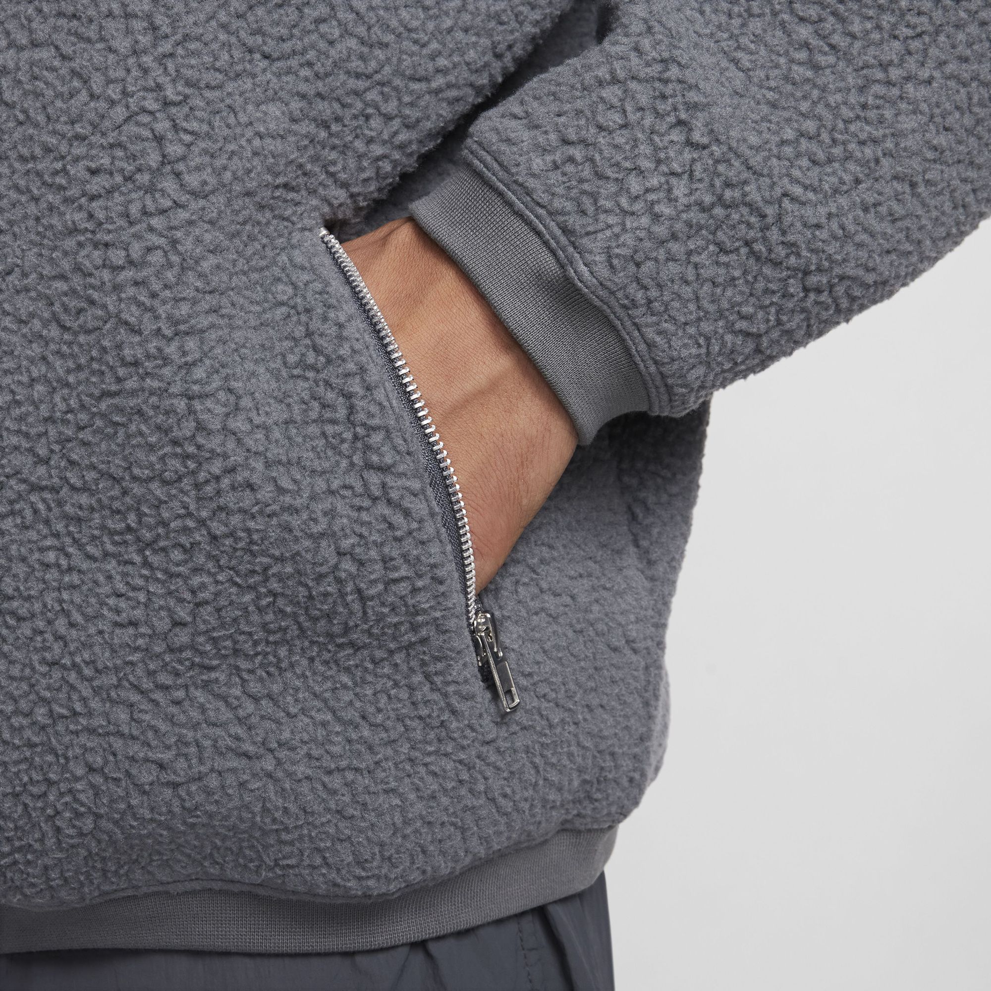 Nike Men's Club Fleece Sherpa Winterized Crewneck Sweatshirt product image