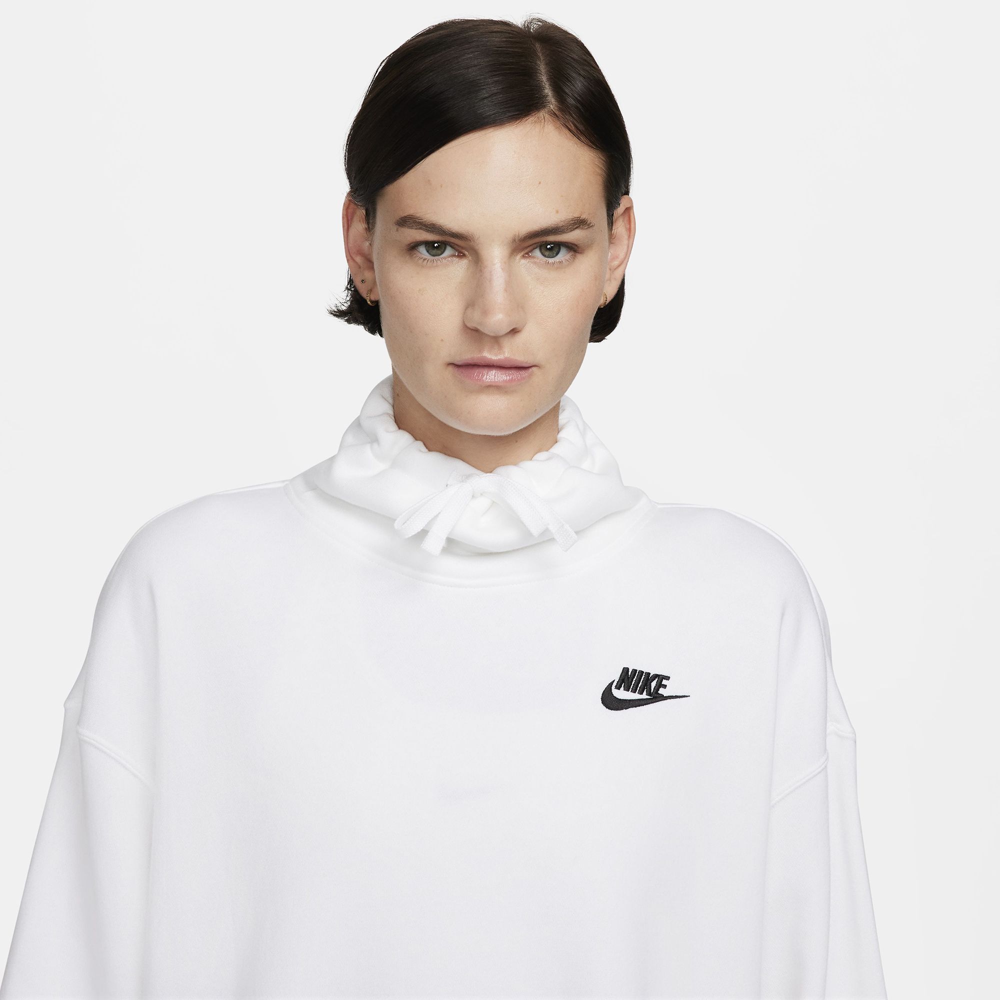 Nike Women's Club Fleece Mock Neck Oversized Hoodie product image