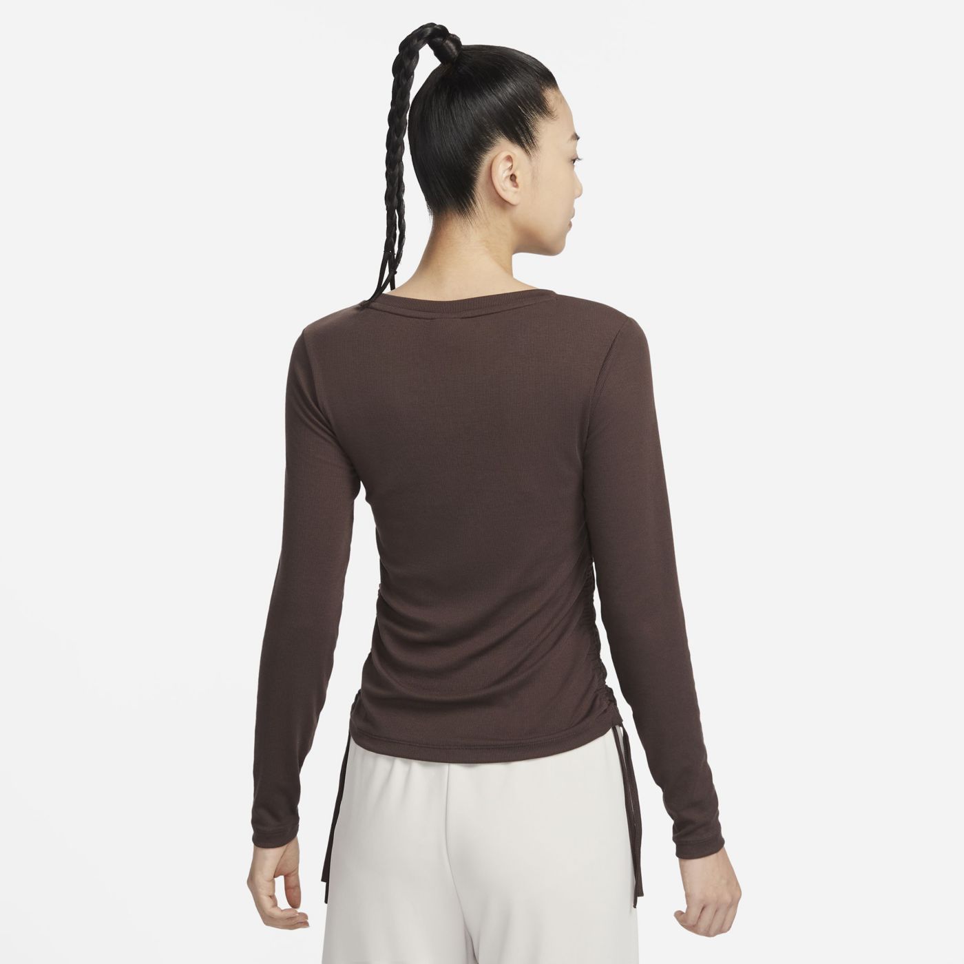 Women's nike sportswear essential crop long sleeve top sales