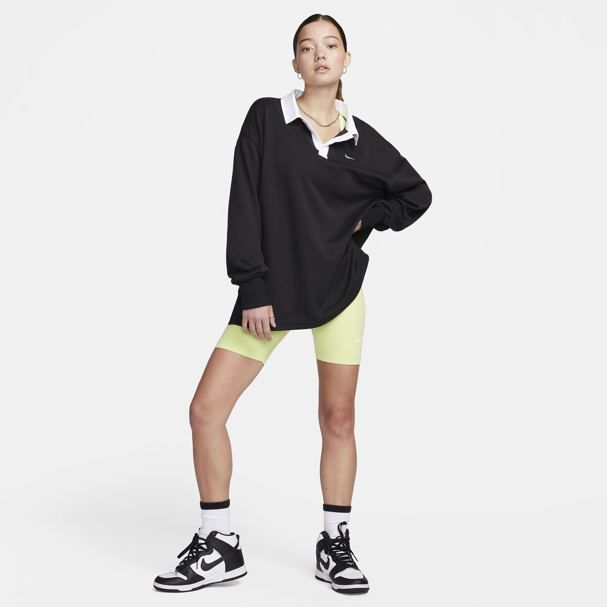 Nike Sportswear Women's Essential Oversized Long-Sleeve Polo