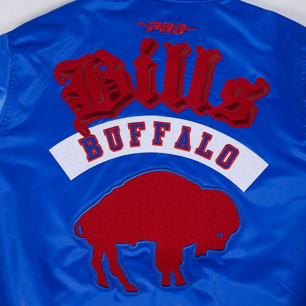 Pro Standard Men's Buffalo Bills Royal Blue 'Best Of' Satin Jacket product image