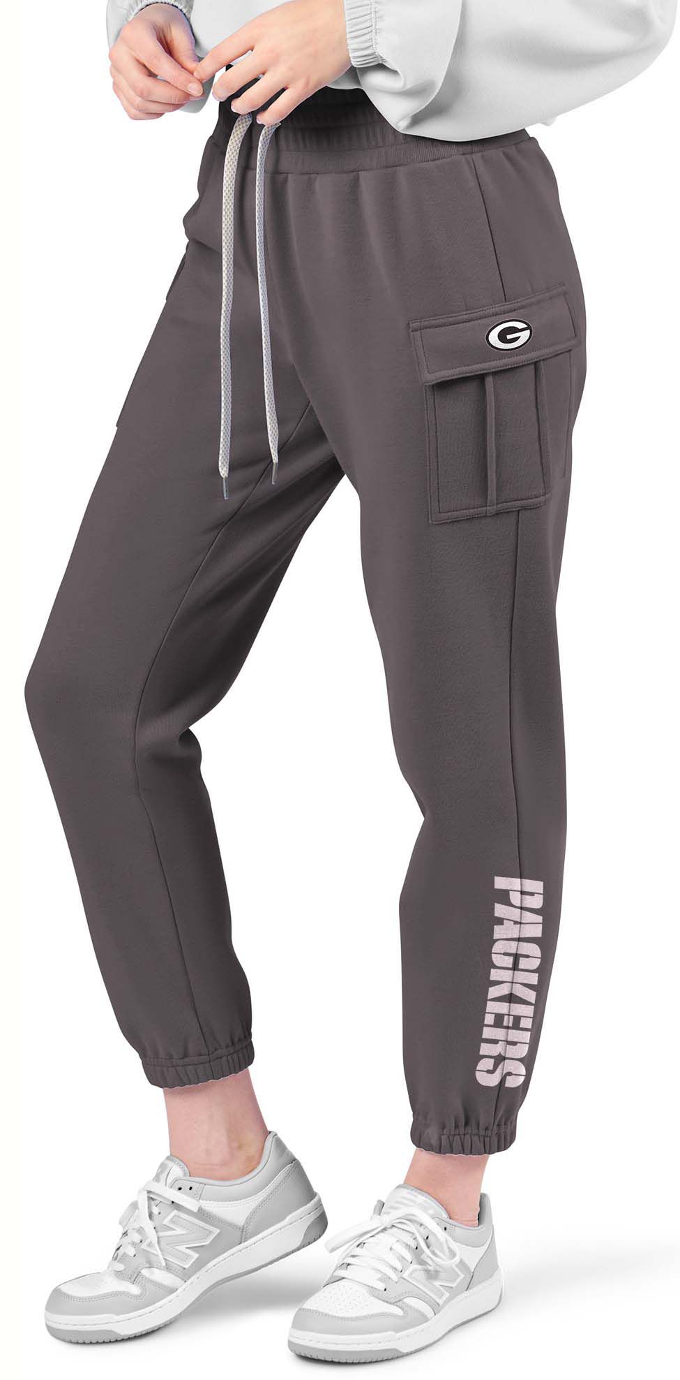 Certo Women's Green Bay Packers Dark Haze Cargo Fleece Joggers product image