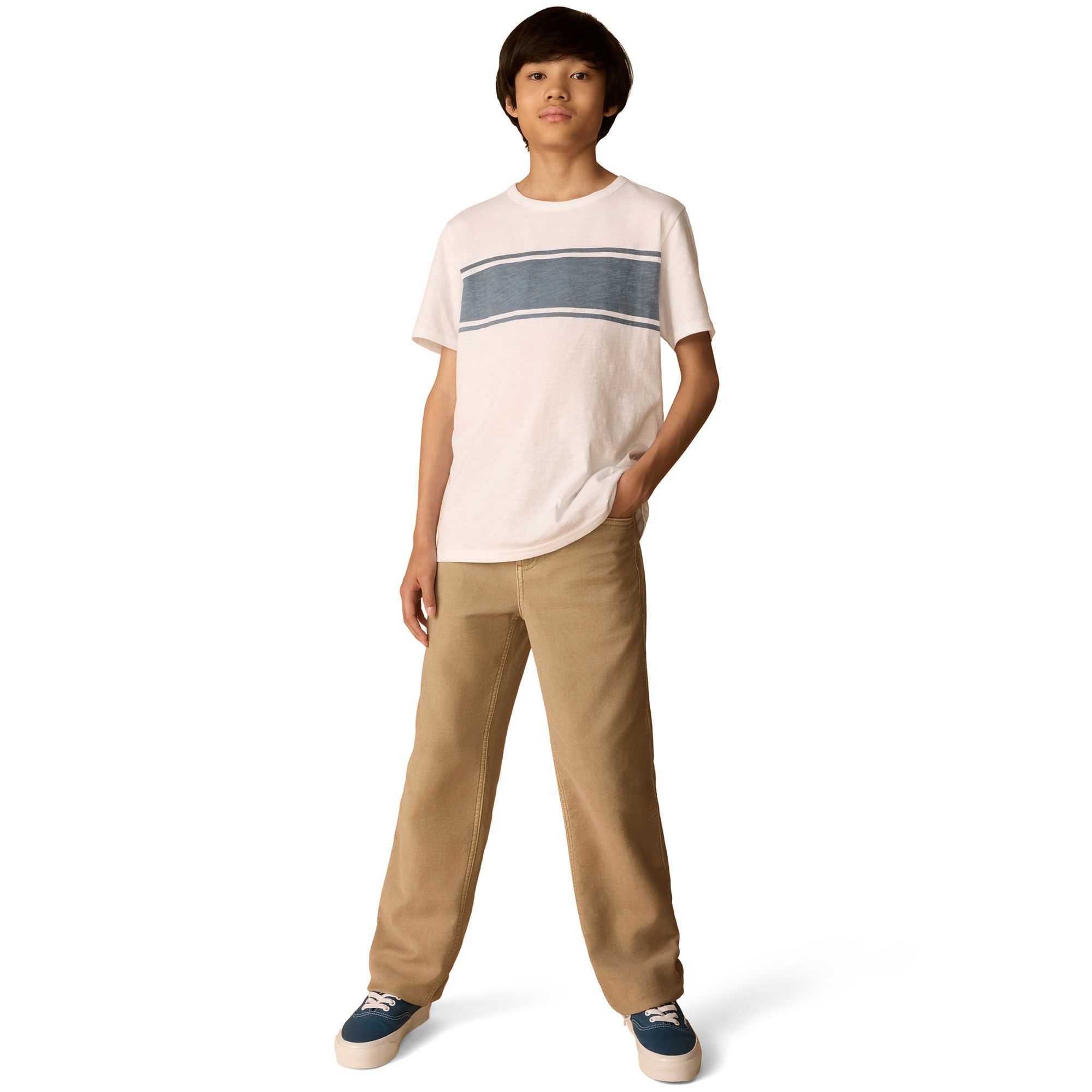 Faherty Boys' Surf Stripe Sunwashed Tee product image