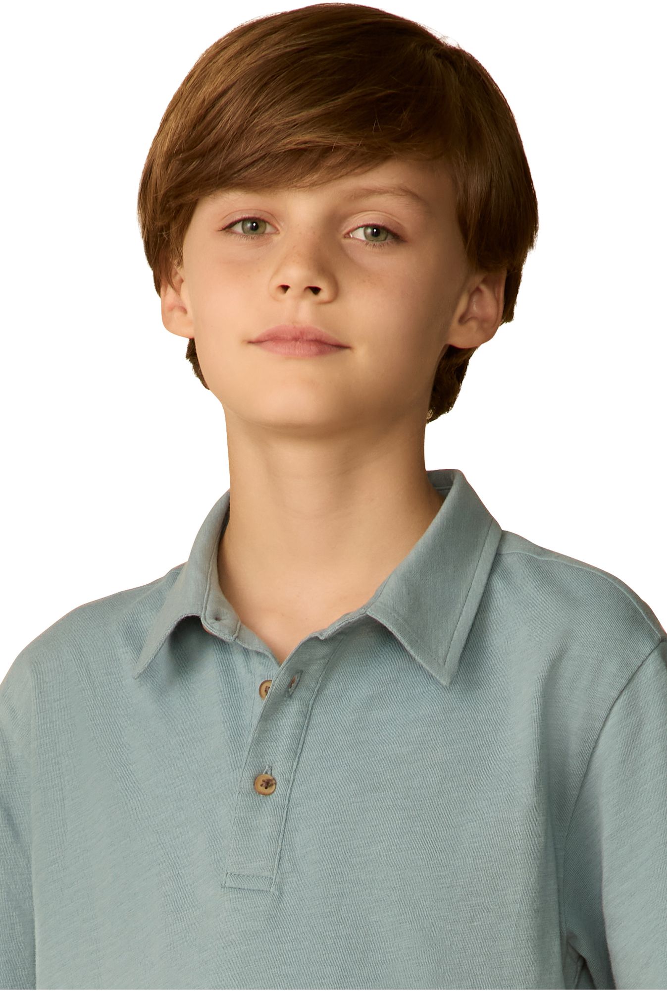 Faherty Boys' Striped T-Shirt Polo product image