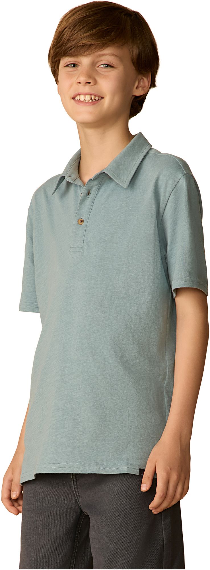 Faherty Boys' Striped T-Shirt Polo product image