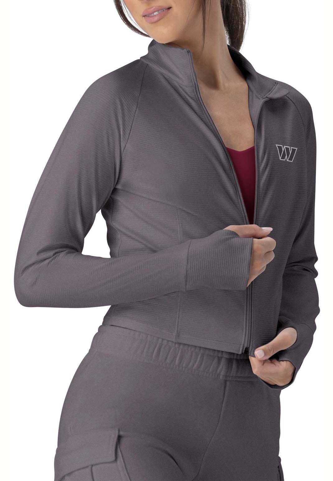 Certo Women's Washington Commanders Dark Haze Cropped Rib Jacket product image