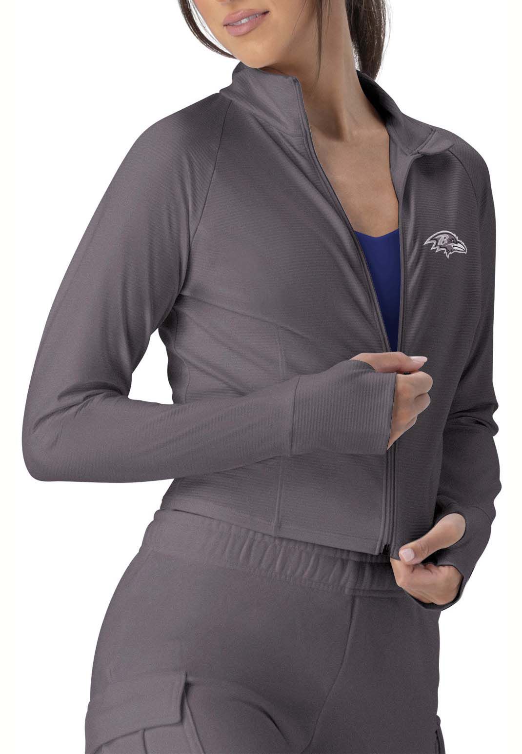 Certo Women's Baltimore Ravens Dark Haze Cropped Rib Jacket product image