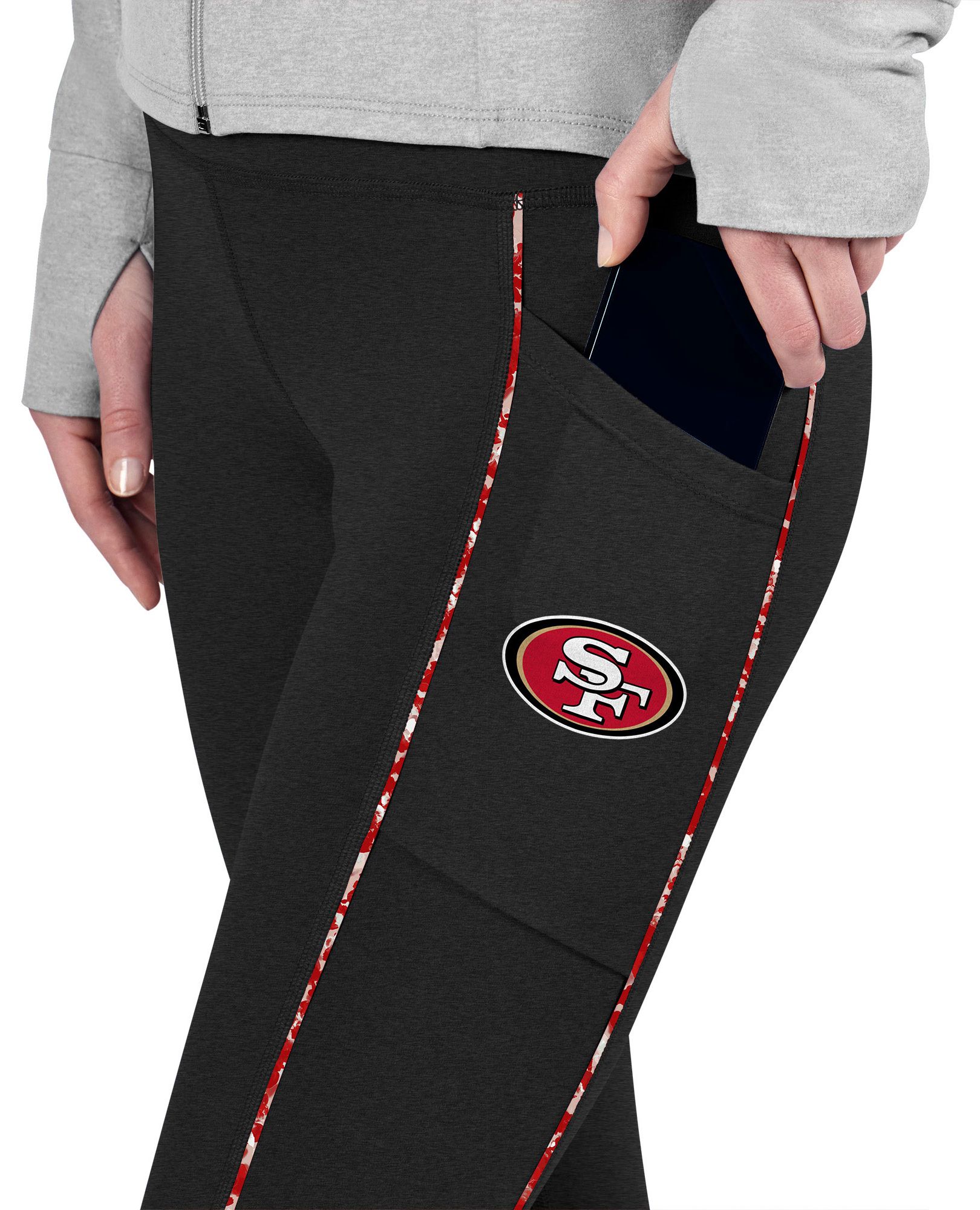 Certo Women's San Francisco 49ers Black Assembly Leggings product image