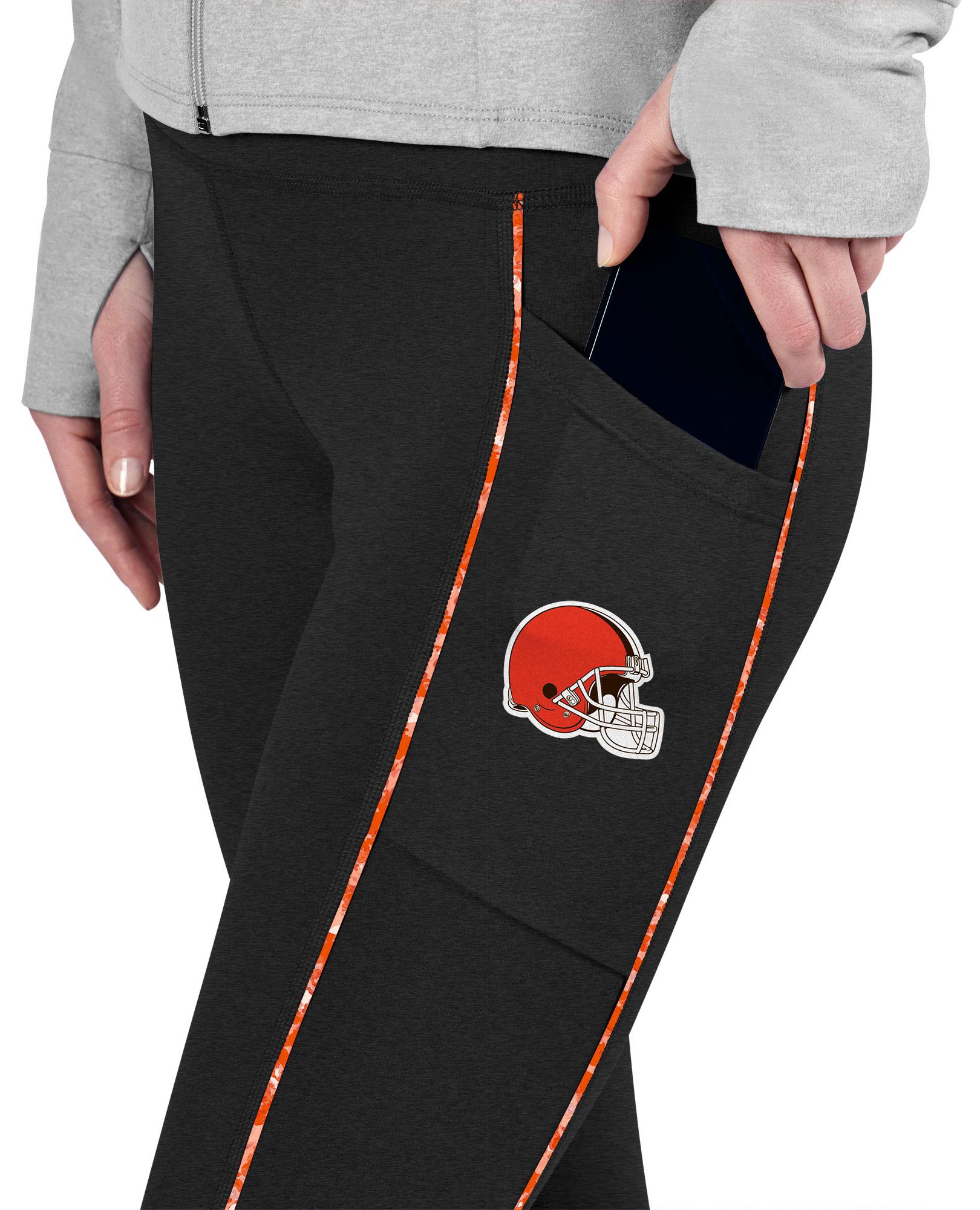 Certo Women's Cleveland Browns Black Assembly Leggings product image