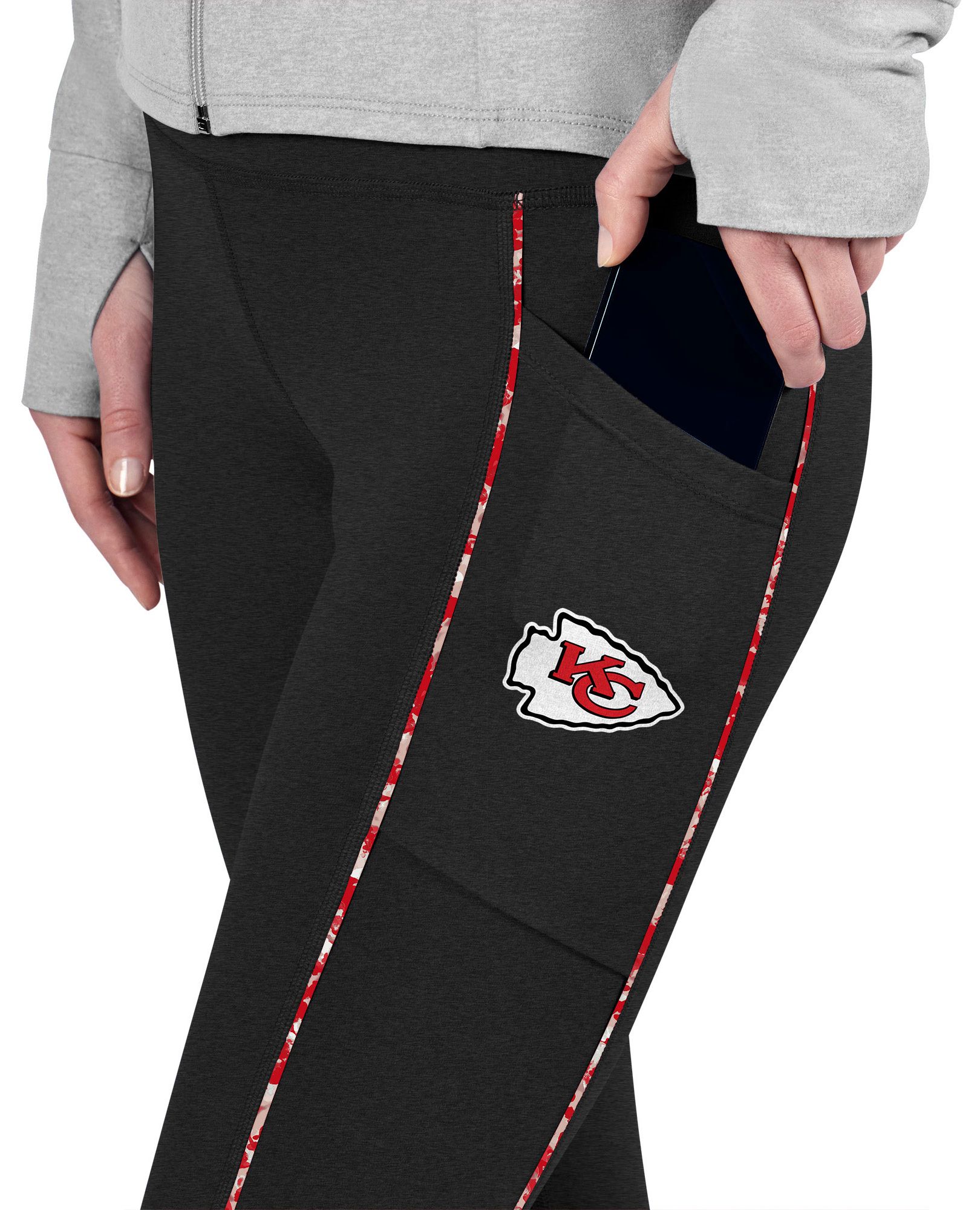 Certo Women's Kansas City Chiefs Black Assembly Leggings product image