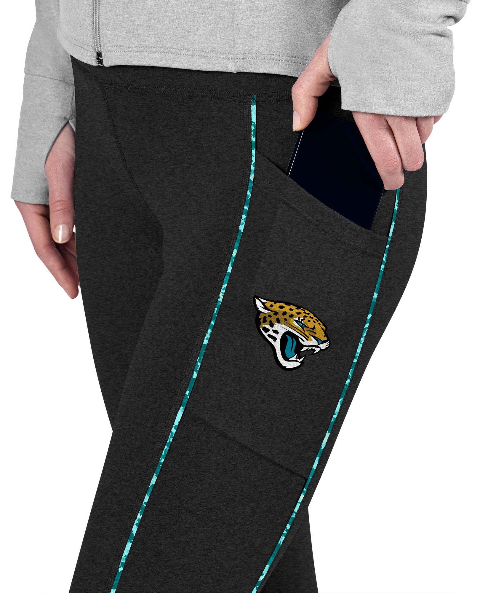 Certo Women's Jacksonville Jaguars Black Assembly Leggings product image