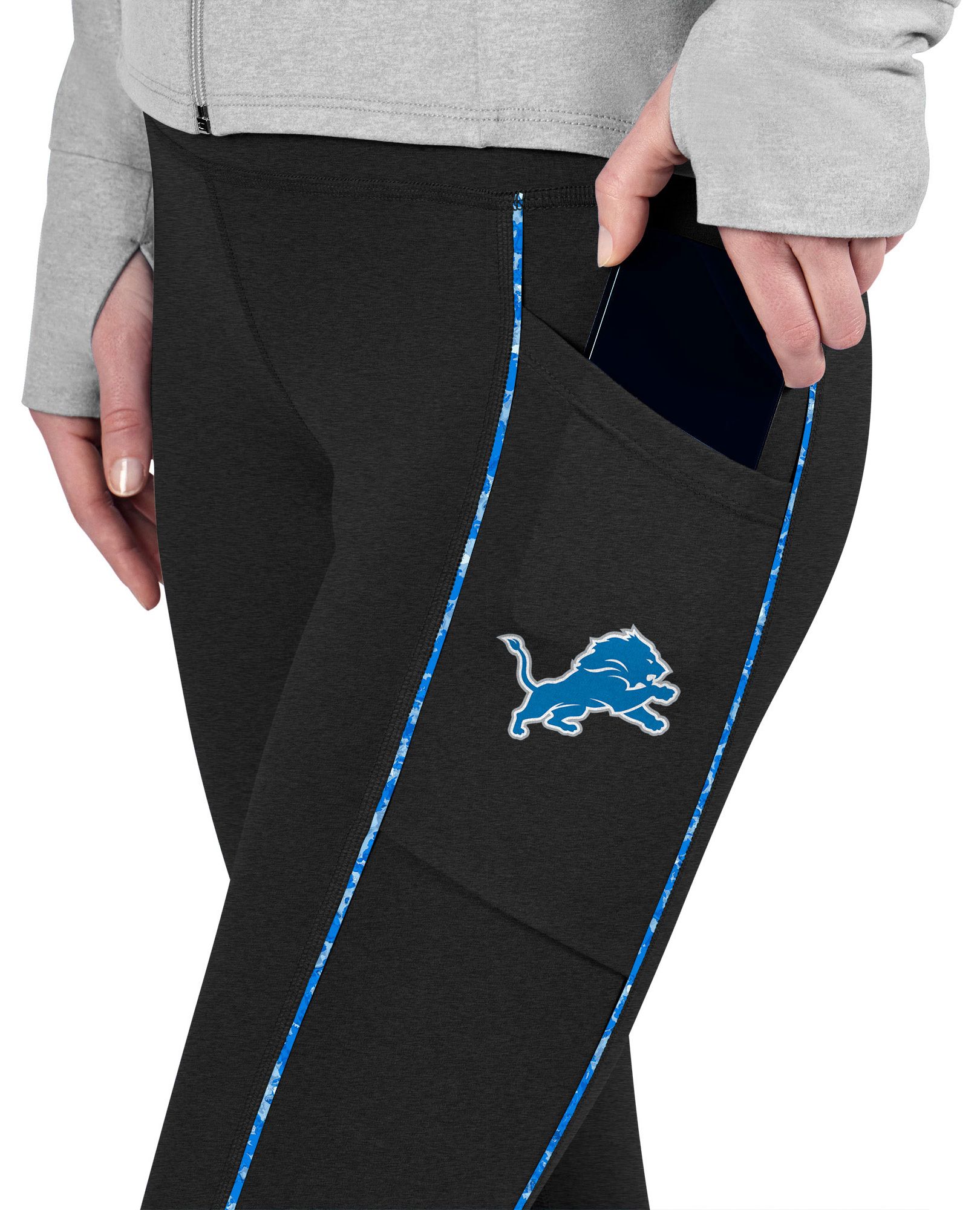 Certo Women's Detroit Lions Black Assembly Leggings product image