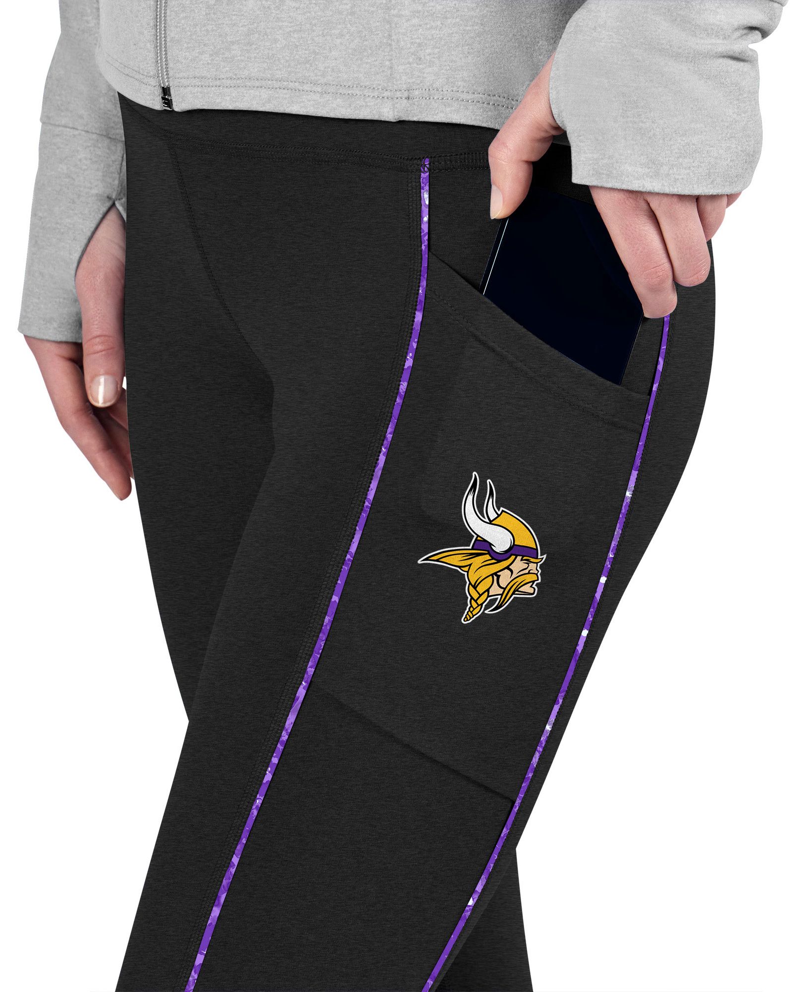 Certo Women's Minnesota Vikings Black Assembly Leggings product image