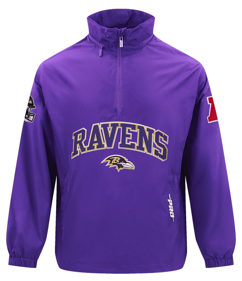 Pro Standard Men's Baltimore Ravens Purple Pre Game 1/4 Zip Wind