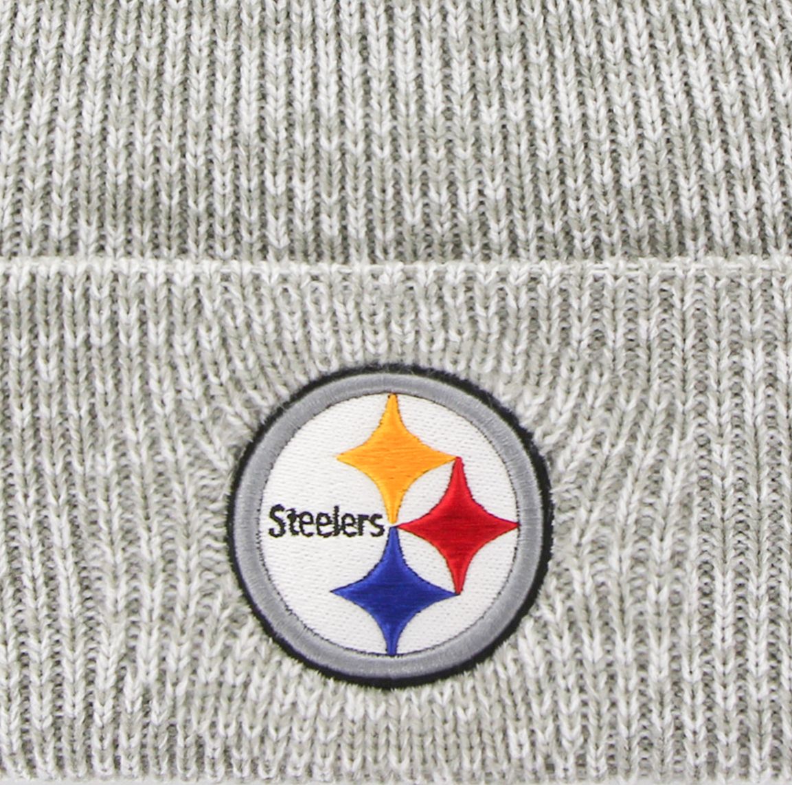 '47 Adult Pittsburgh Steelers Brain Freeze Grey Knit Beanie product image