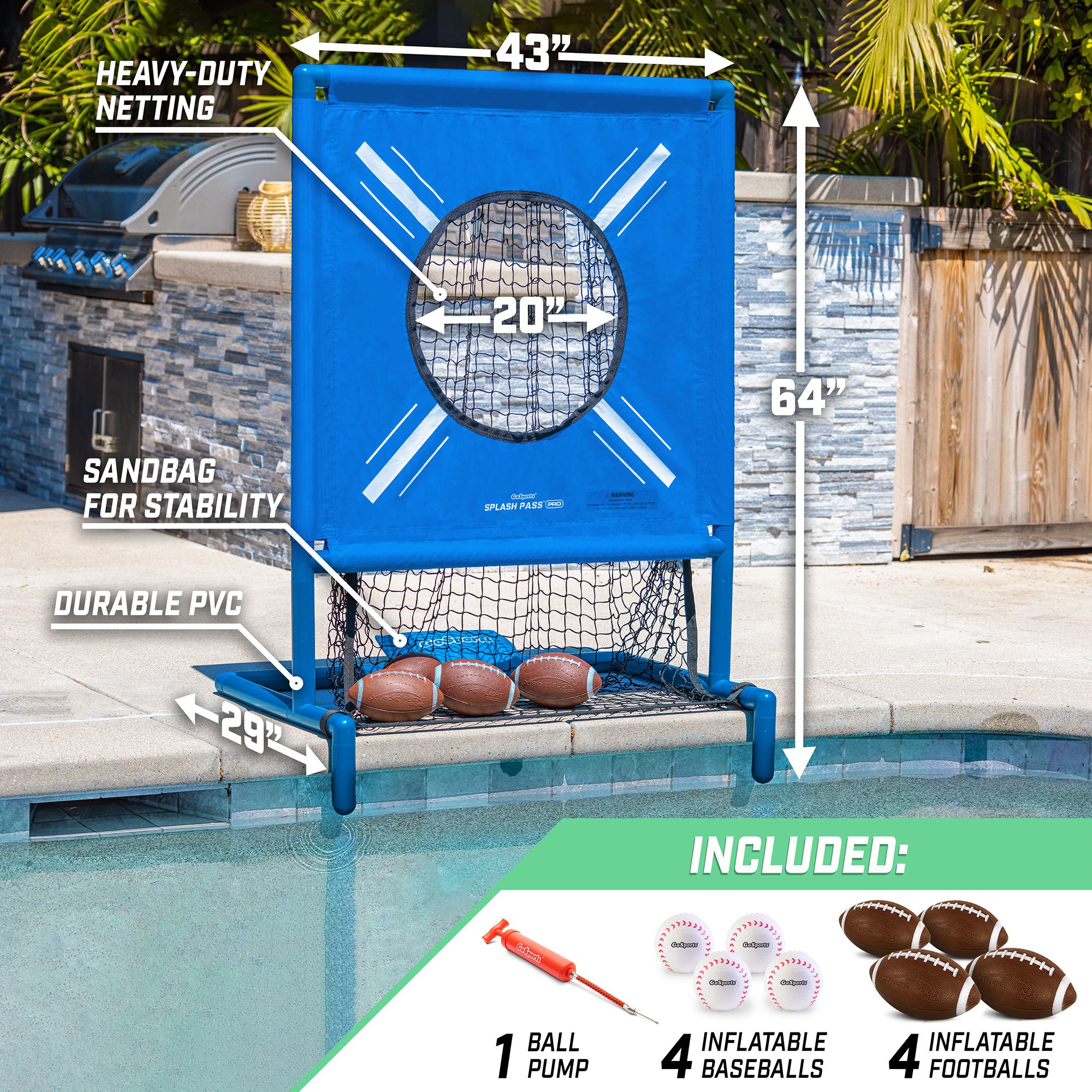 GoSports Splash Pass Pro Game Set product image