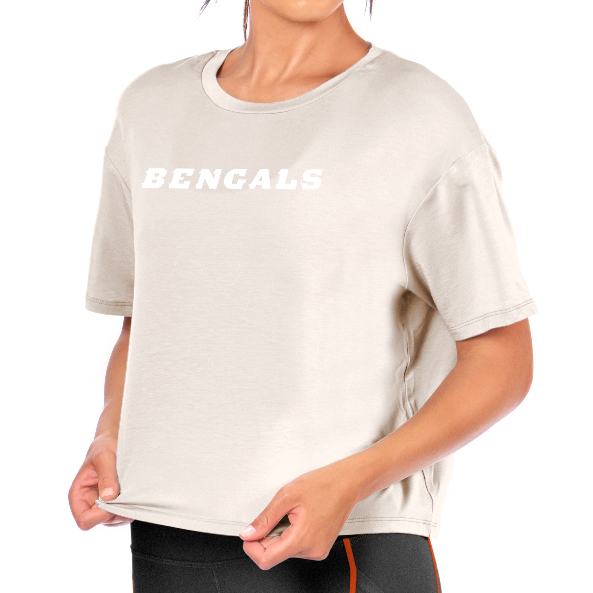 Certo Women's Cincinnati Bengals Format White T-Shirt product image