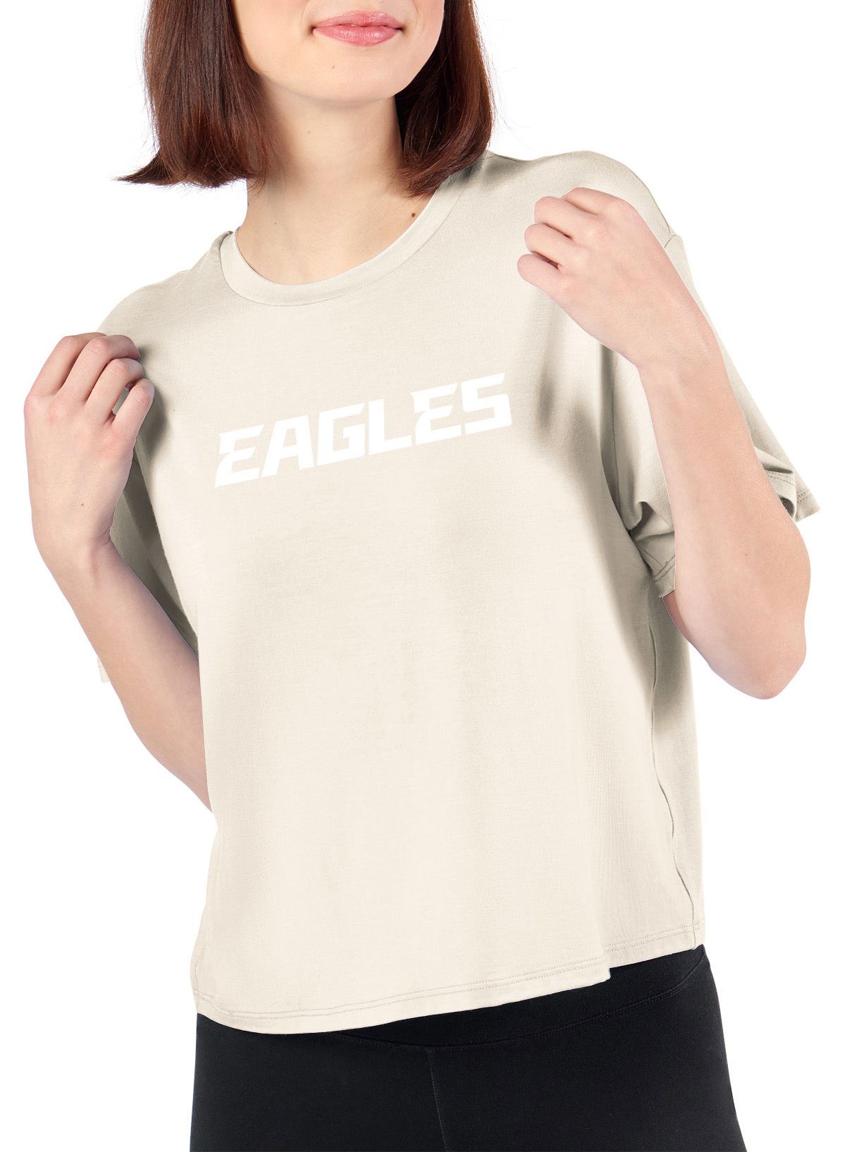 Certo Women's Philadelphia Eagles Off White Format T-Shirt product image