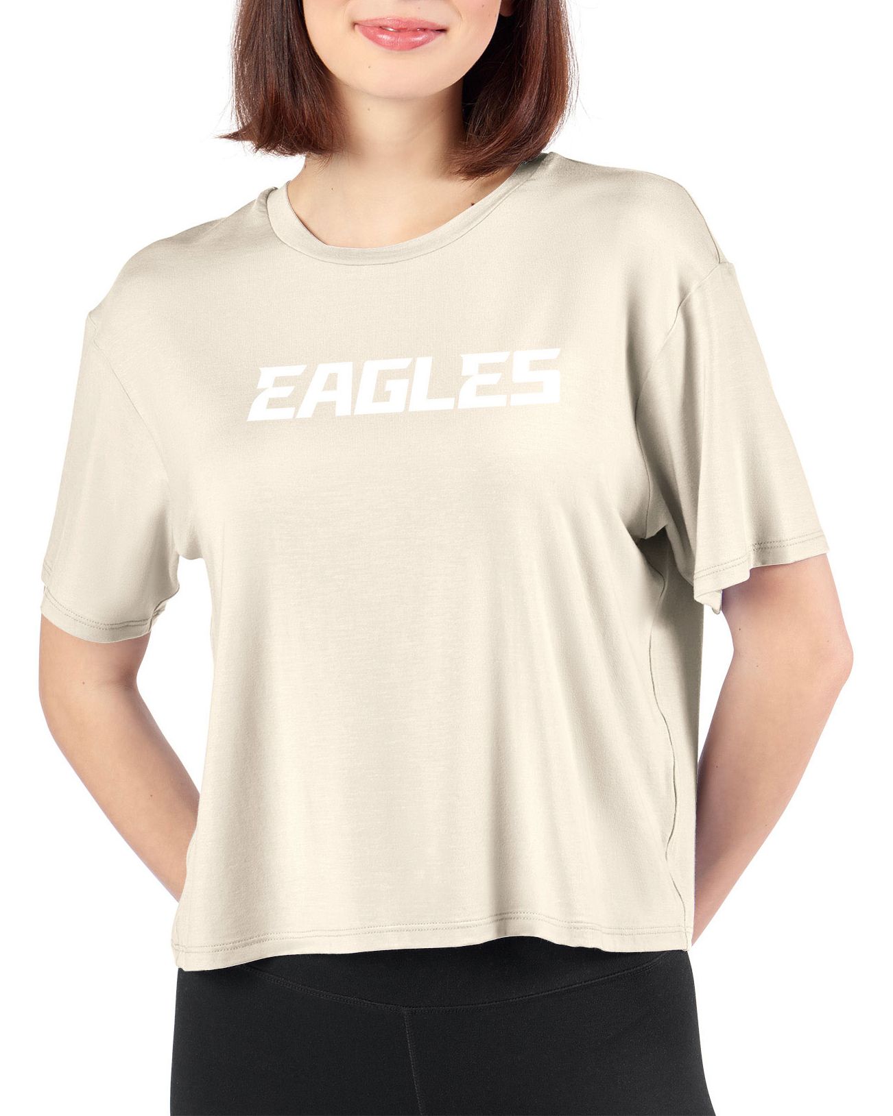 Certo Women's Philadelphia Eagles Off White Format T-Shirt product image