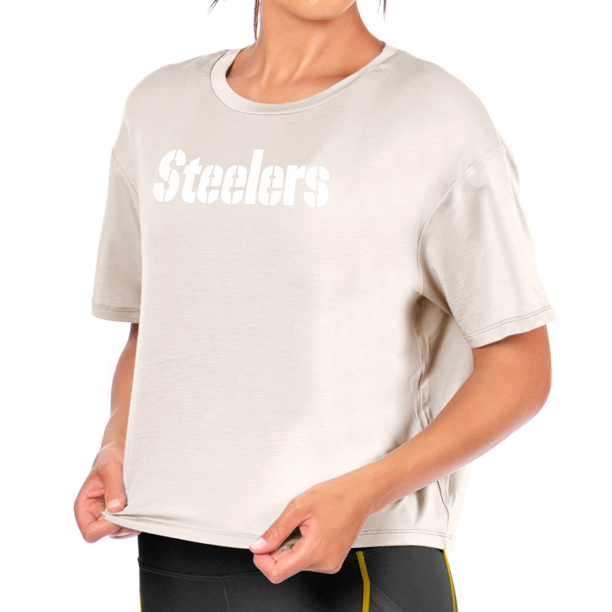 Certo Women's Pittsburgh Steelers Format White T-Shirt product image