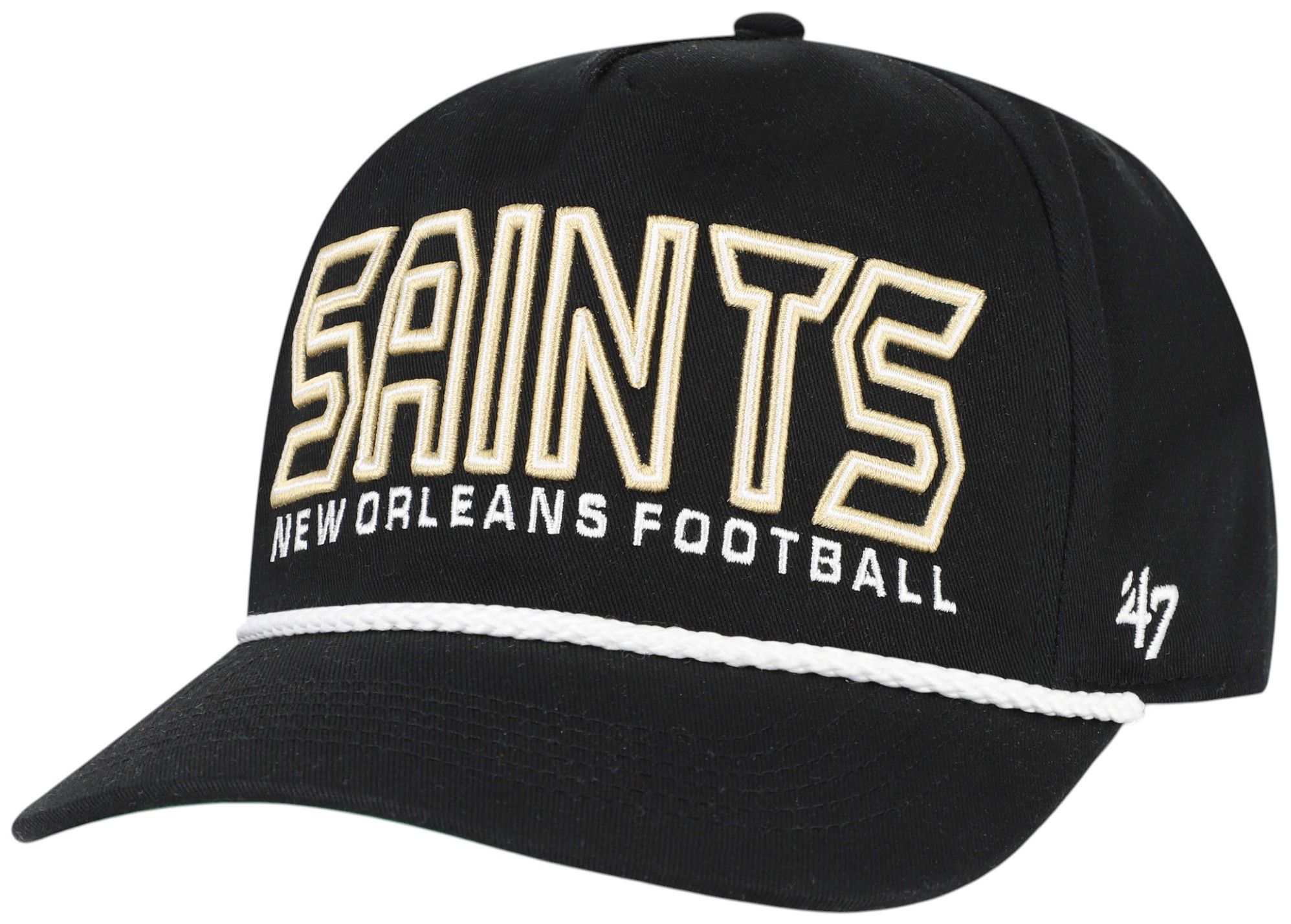 '47 Youth New Orleans Saints Black Byline Hitch Adjustable Hat product image