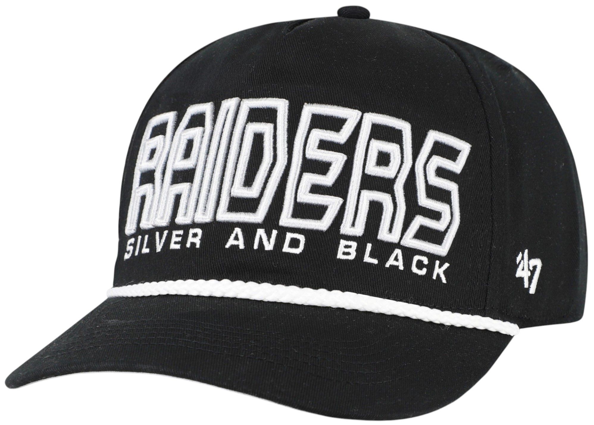'47 Youth Las Vegas Raiders Black Byline Hitch Adjustable Hat product image