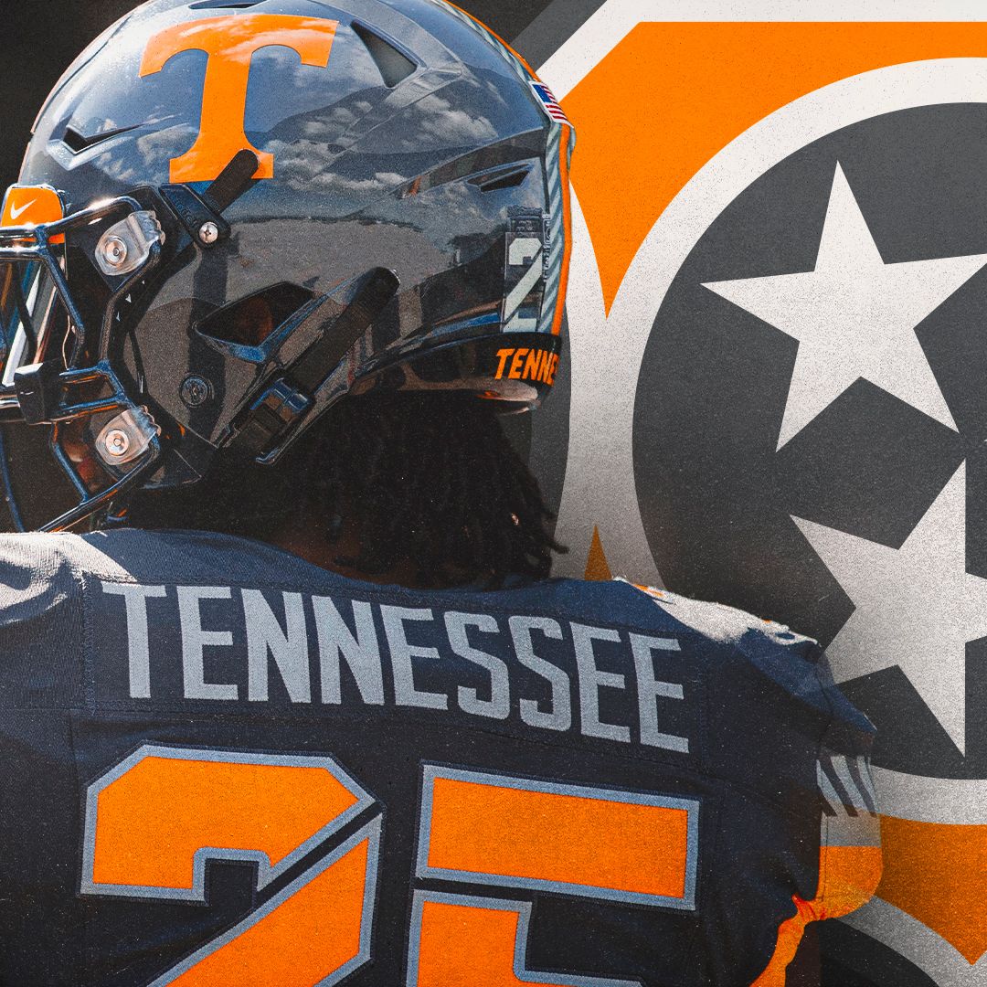 Nike Men's Tennessee Volunteers Smokey Grey Dri-FIT Replica Alternate Football Game Jersey product image