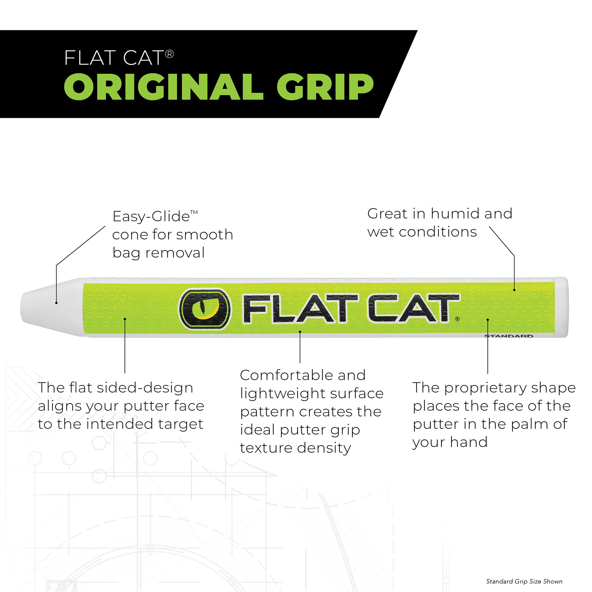 FLAT CAT Original Slim Putter Grip product image