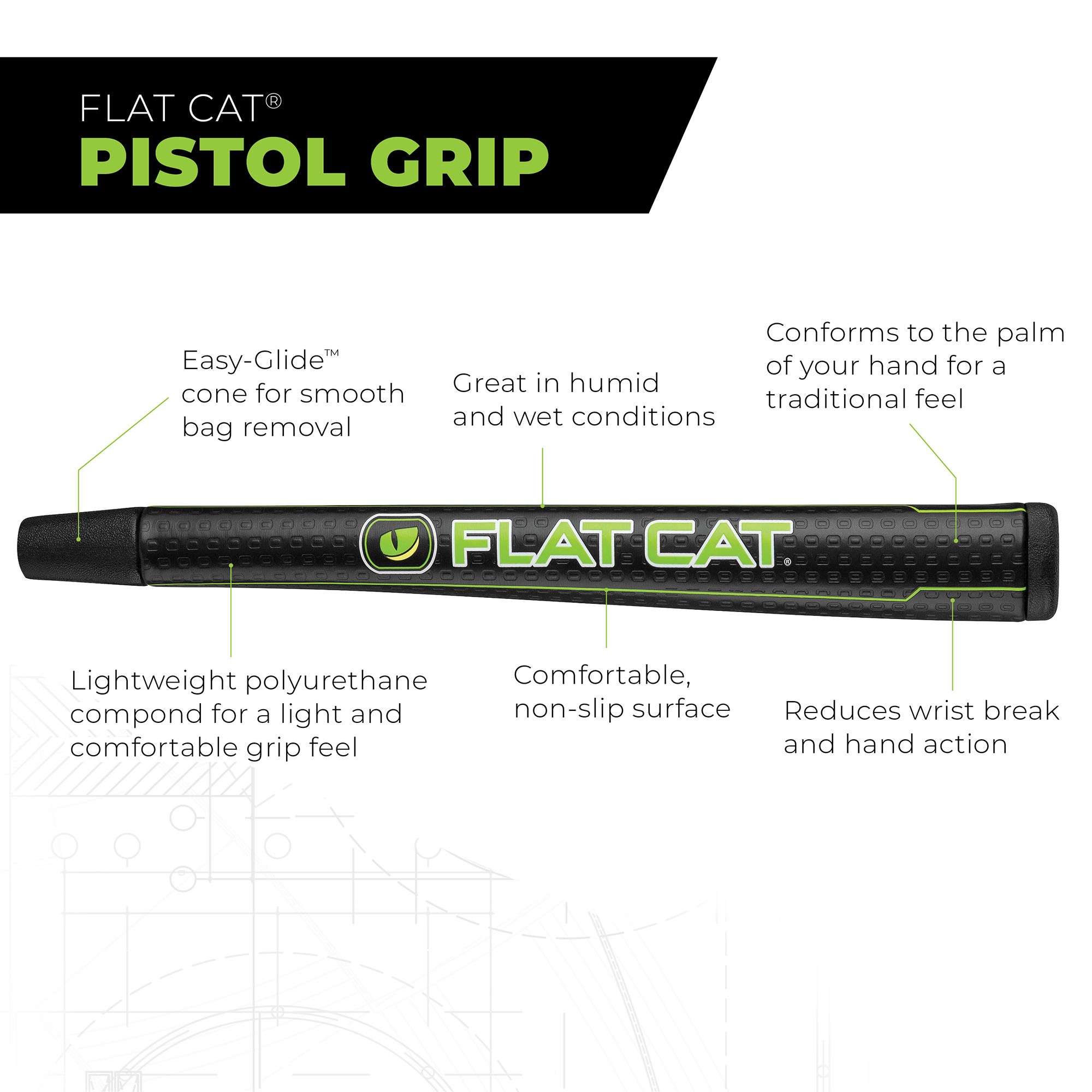 Flat Cat Pistol Standard Putter Grip product image