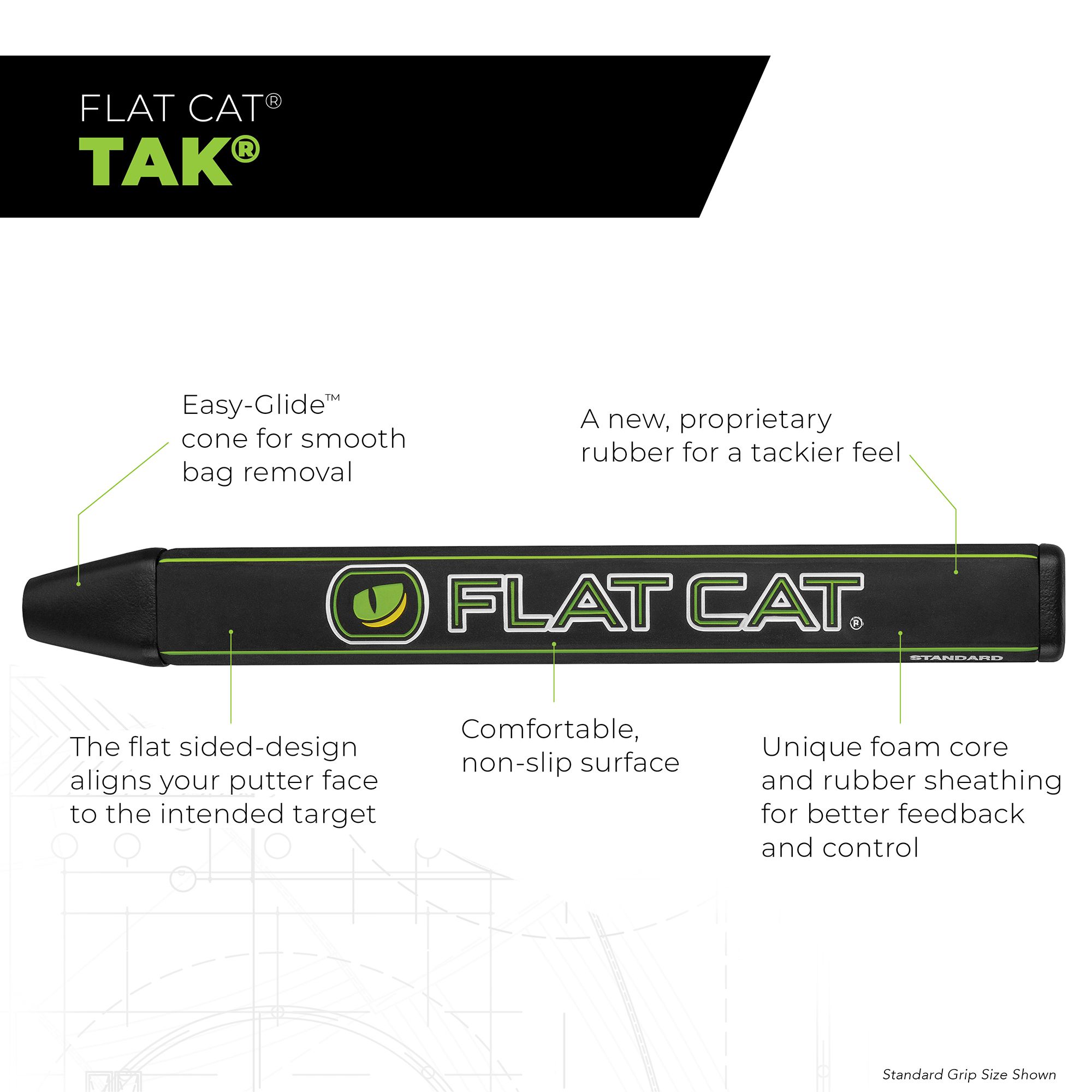 Flat Cat Tak Svelte Putter Grip