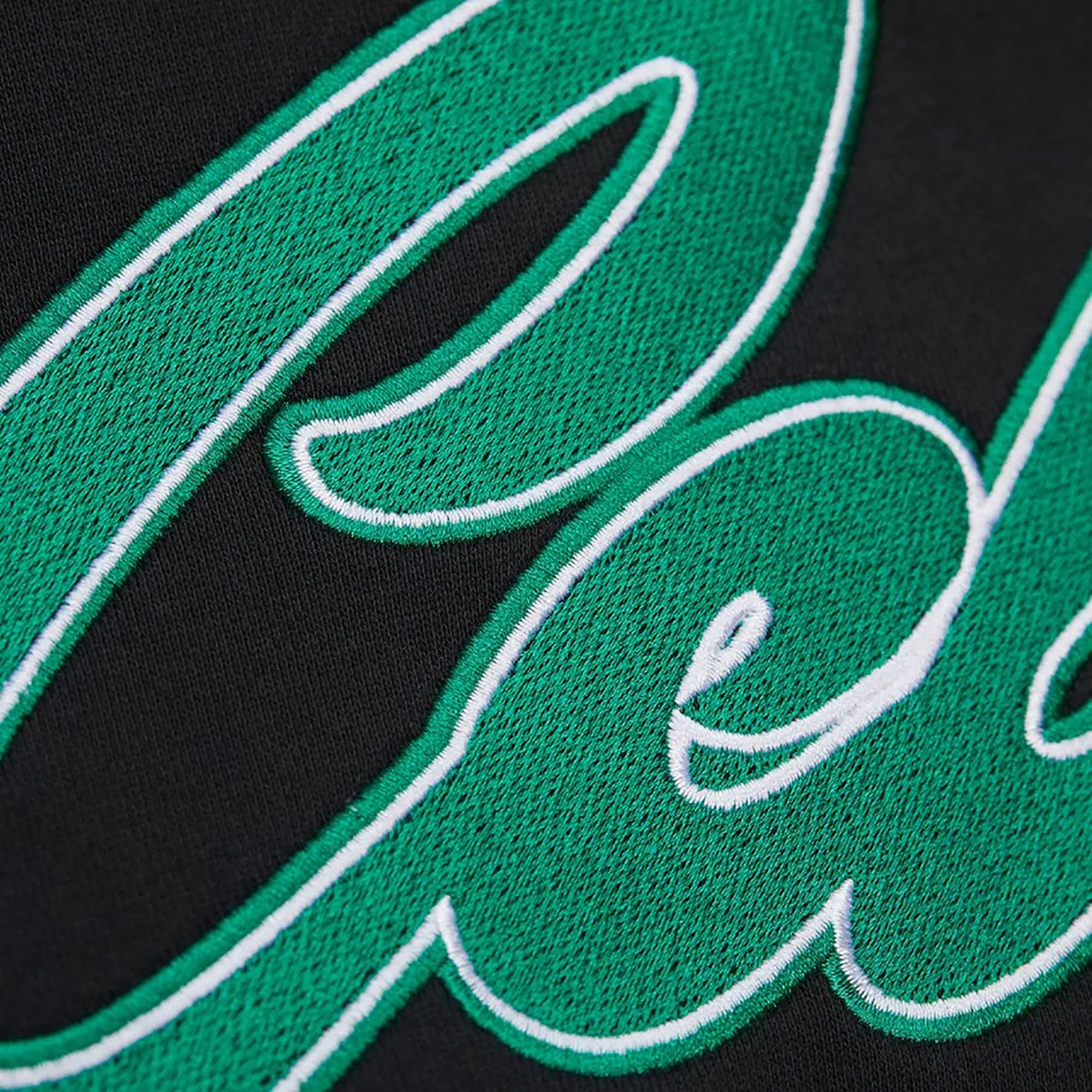 Mitchell & Ness Men's Boston Celtics Black Oversweep Crewneck Sweatshirt product image