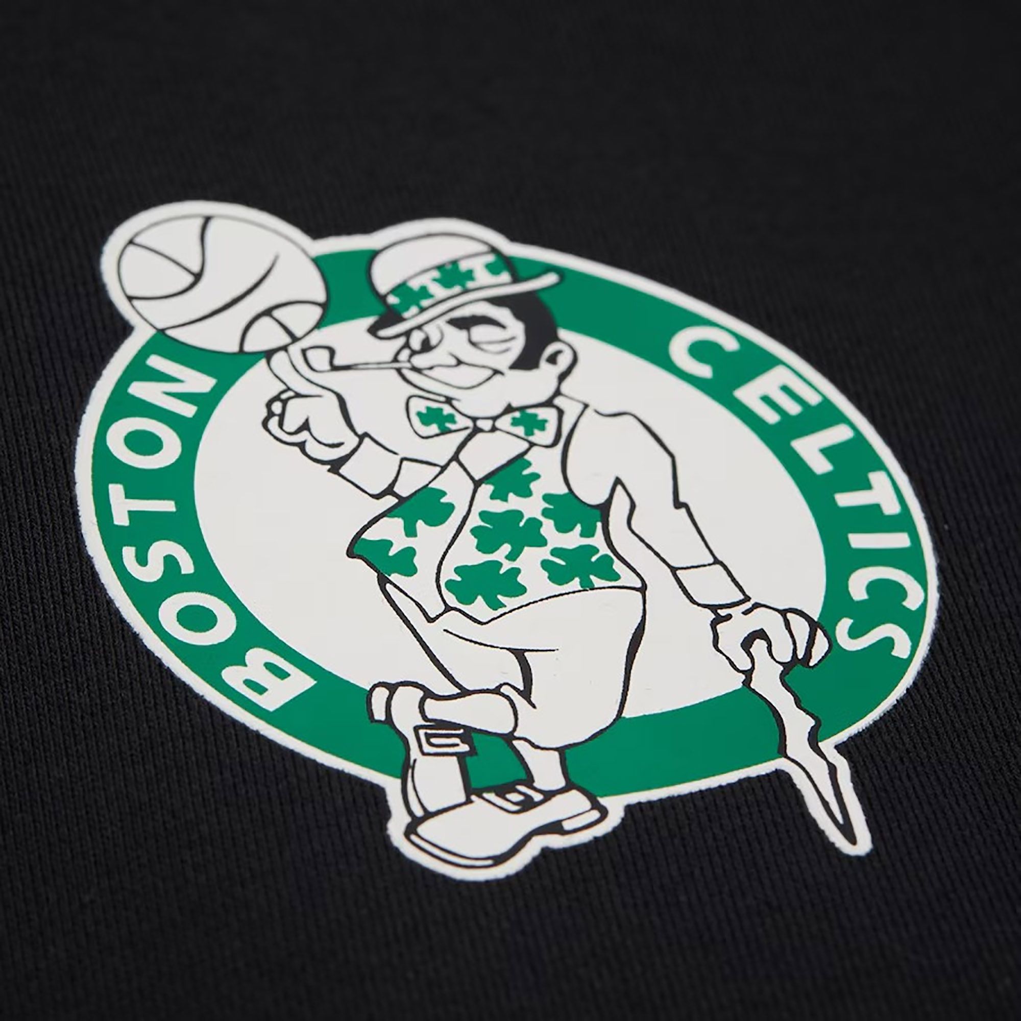 Mitchell & Ness Men's Boston Celtics Black Oversweep Crewneck Sweatshirt product image