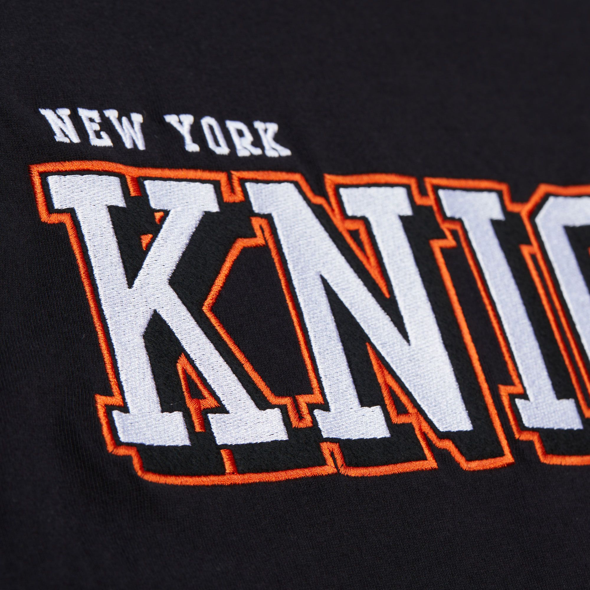 Mitchell & Ness Men's New York Knicks Black Retro Graphic Training Camp Long Sleeve T-Shirt product image
