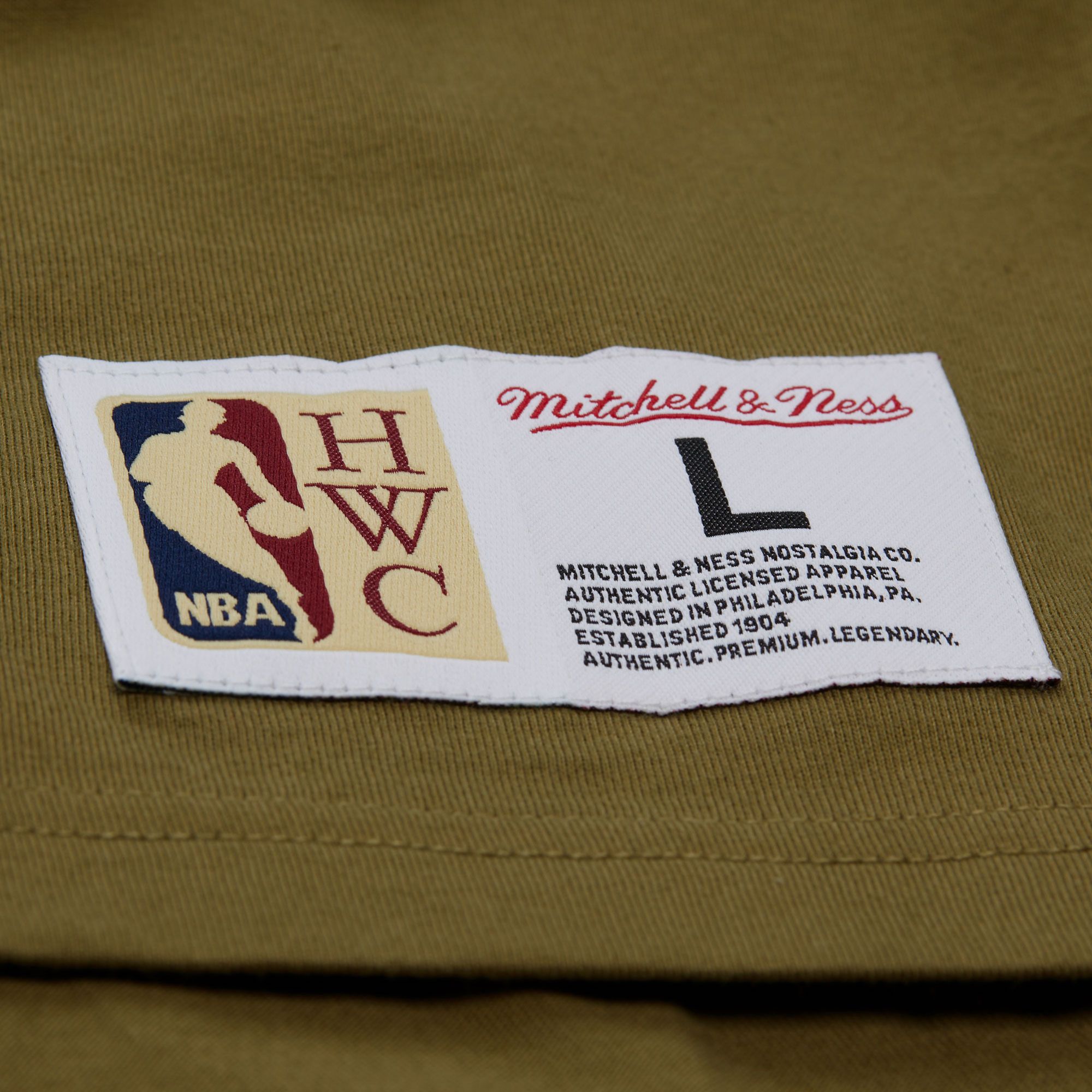 Mitchell & Ness Adult San Antonio Spurs Green Premium Pocket Wordmark T-Shirt product image