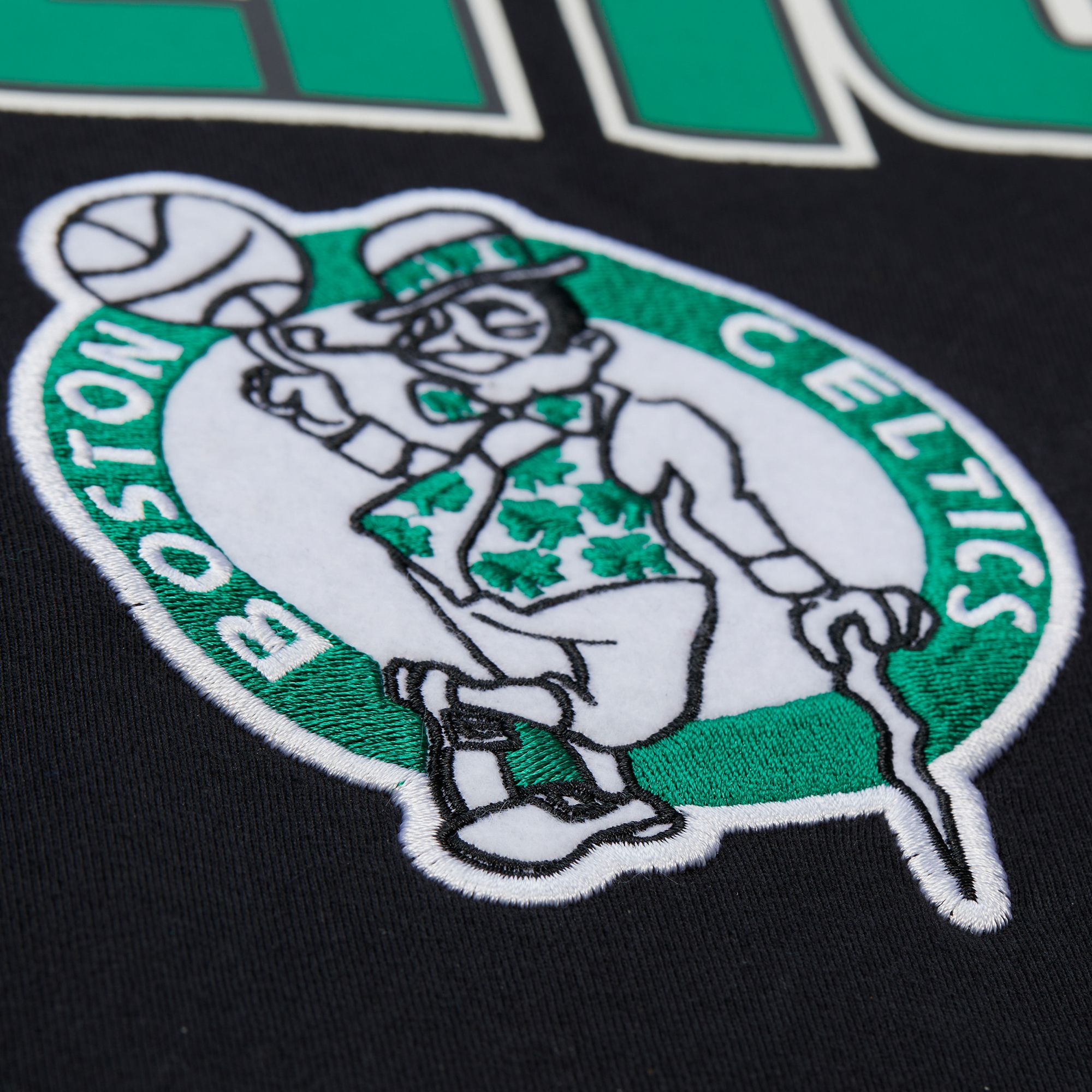 Mitchell & Ness Men's Boston Celtics Black Throw It Back T-Shirt product image