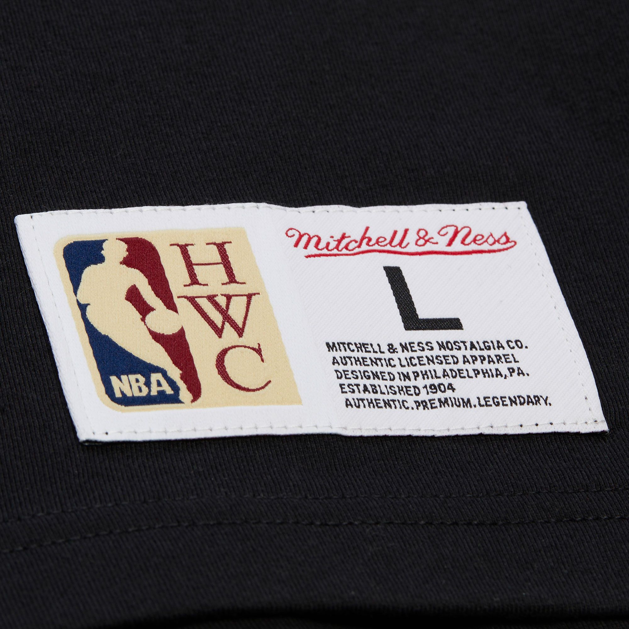 Mitchell & Ness Men's Minnesota Timberwolves Black Throw It Back T-Shirt product image