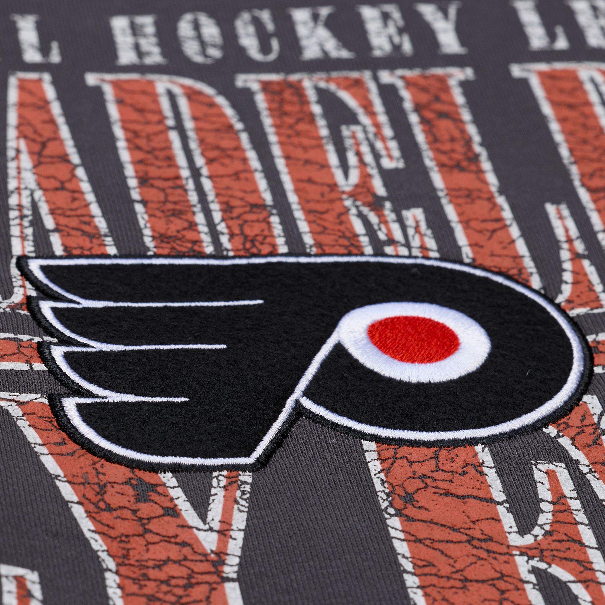 Mitchell & Ness Men's Philadelphia Flyers Black Downtown Premium Crewneck Sweatshirt product image