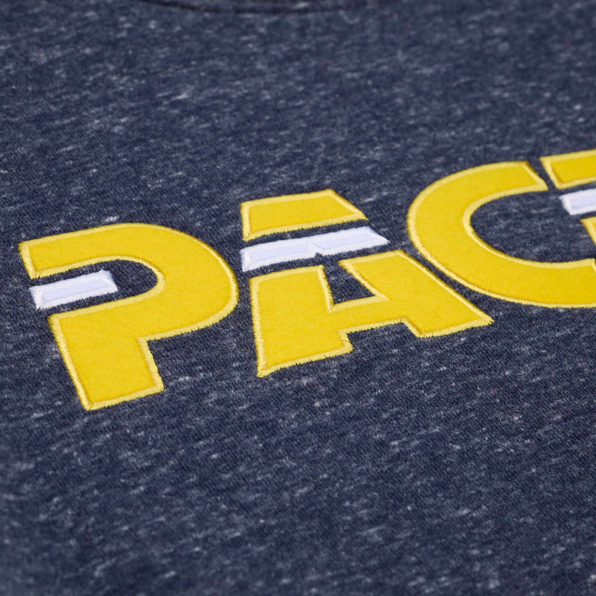 Mitchell & Ness Men's Indiana Pacers Navy Retro Graphic Snow Washed Crewneck Sweatshirt product image