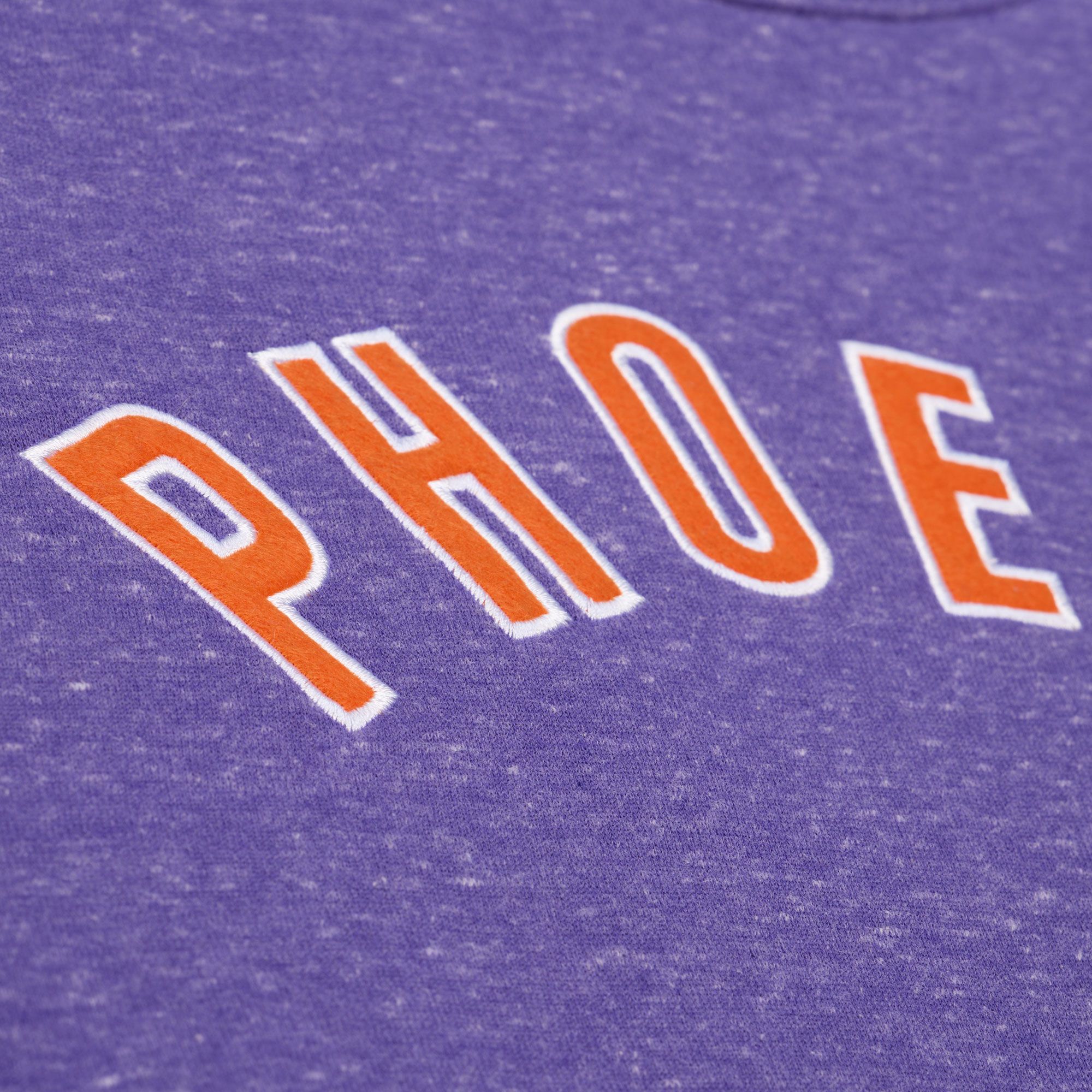Mitchell & Ness Men's Phoenix Suns Purple Retro Graphic Snow Washed Crewneck Sweatshirt product image