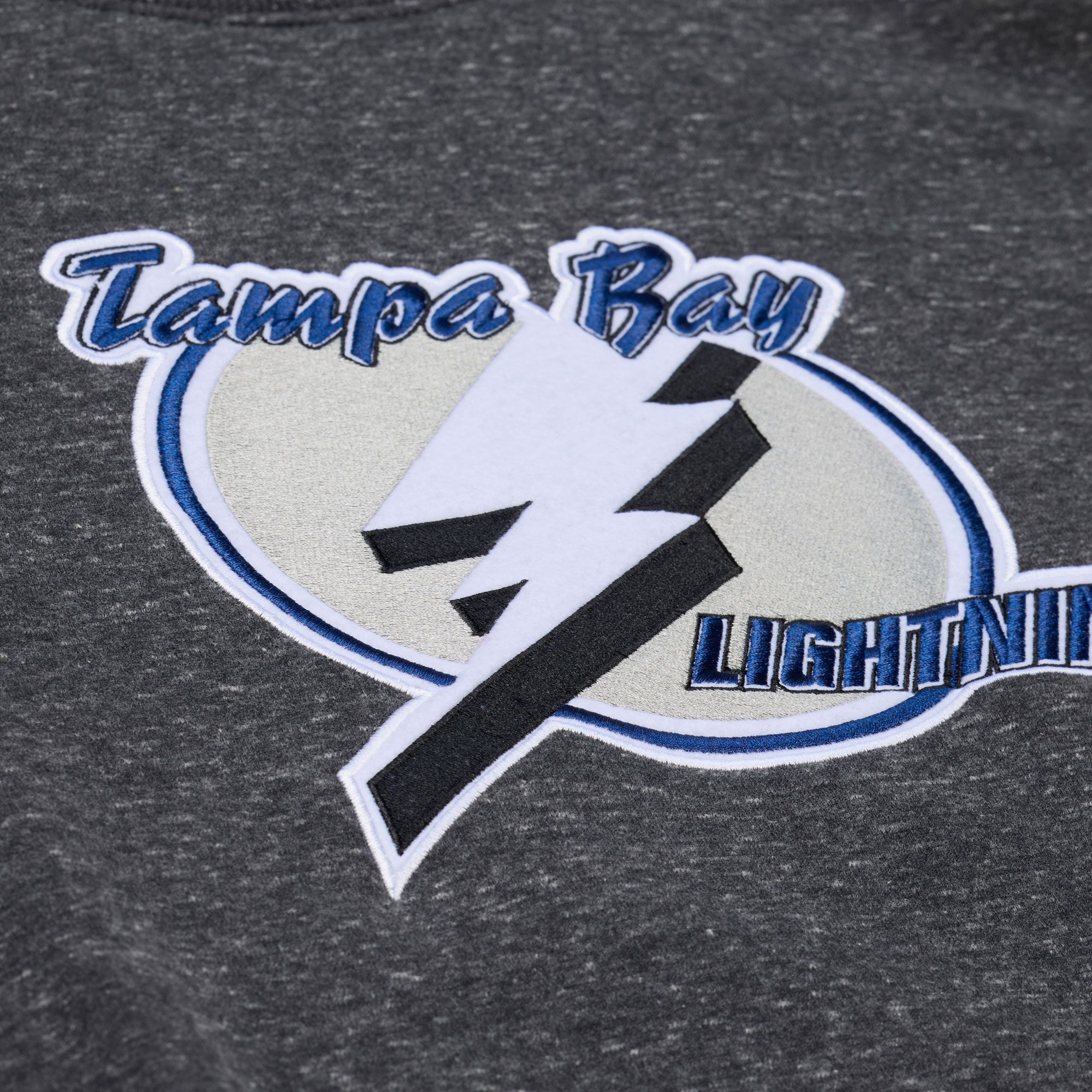 Mitchell & Ness Men's Tampa Bay Lightning Black Winning Streak Crewneck Sweatshirt product image