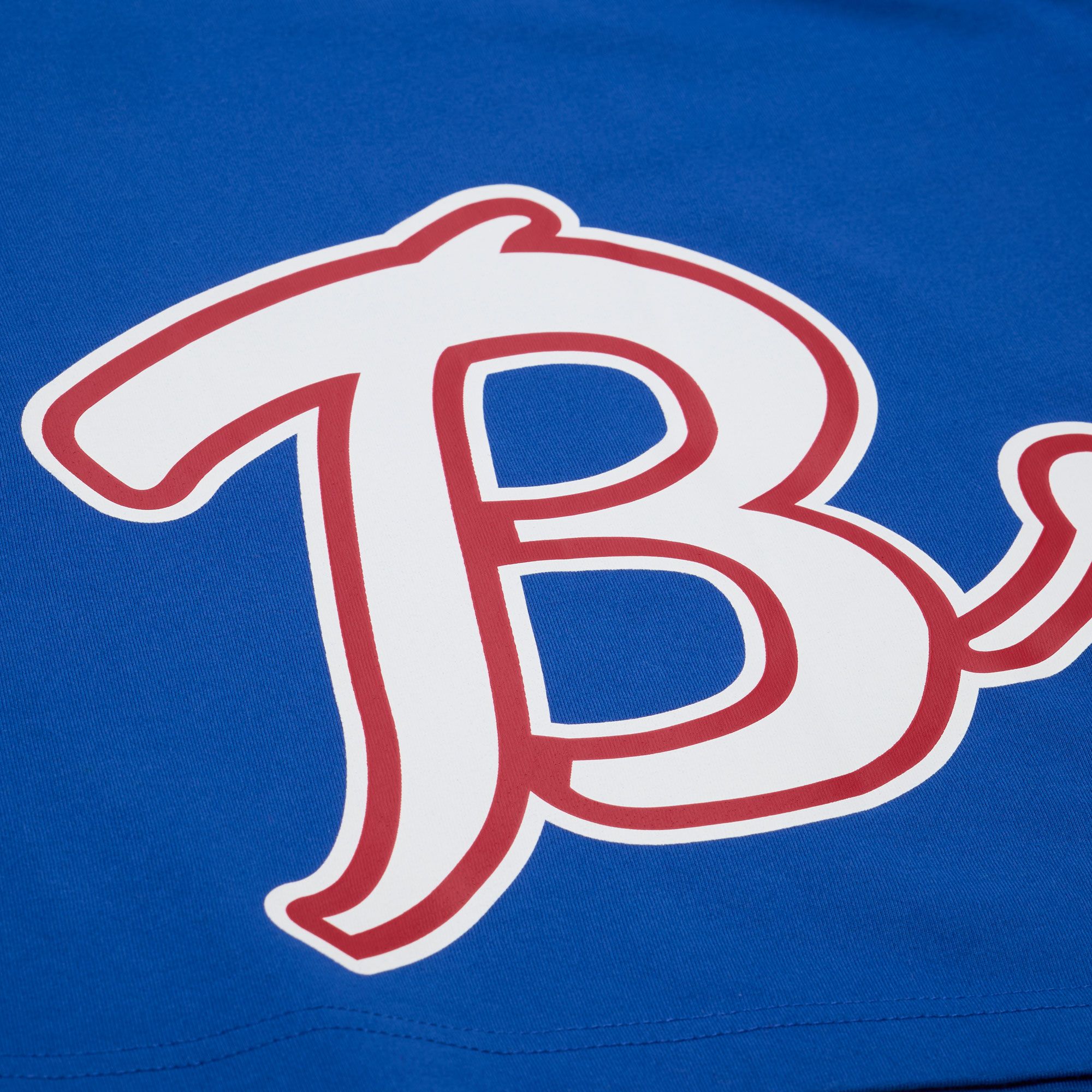 Mitchell & Ness Adult Atlanta Braves Royal Playoff Win T-Shirt product image