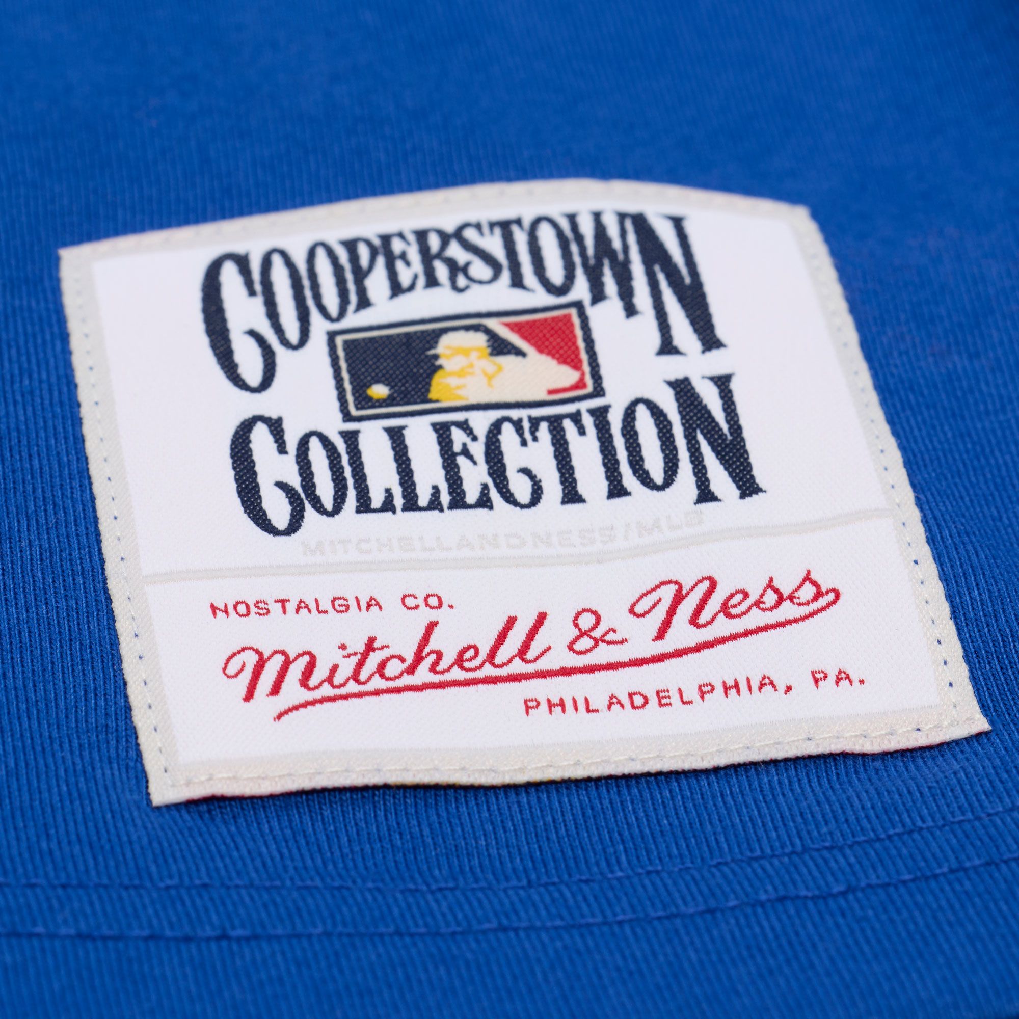 Mitchell & Ness Adult Atlanta Braves Royal Playoff Win T-Shirt product image